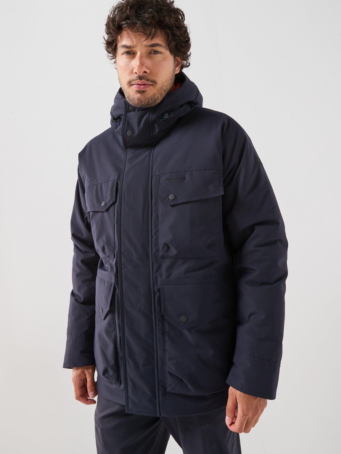 Image 4 of 6 of Craghoppers Mens National Trust Hamps Ii Waterproof Insulated Jacket -blue