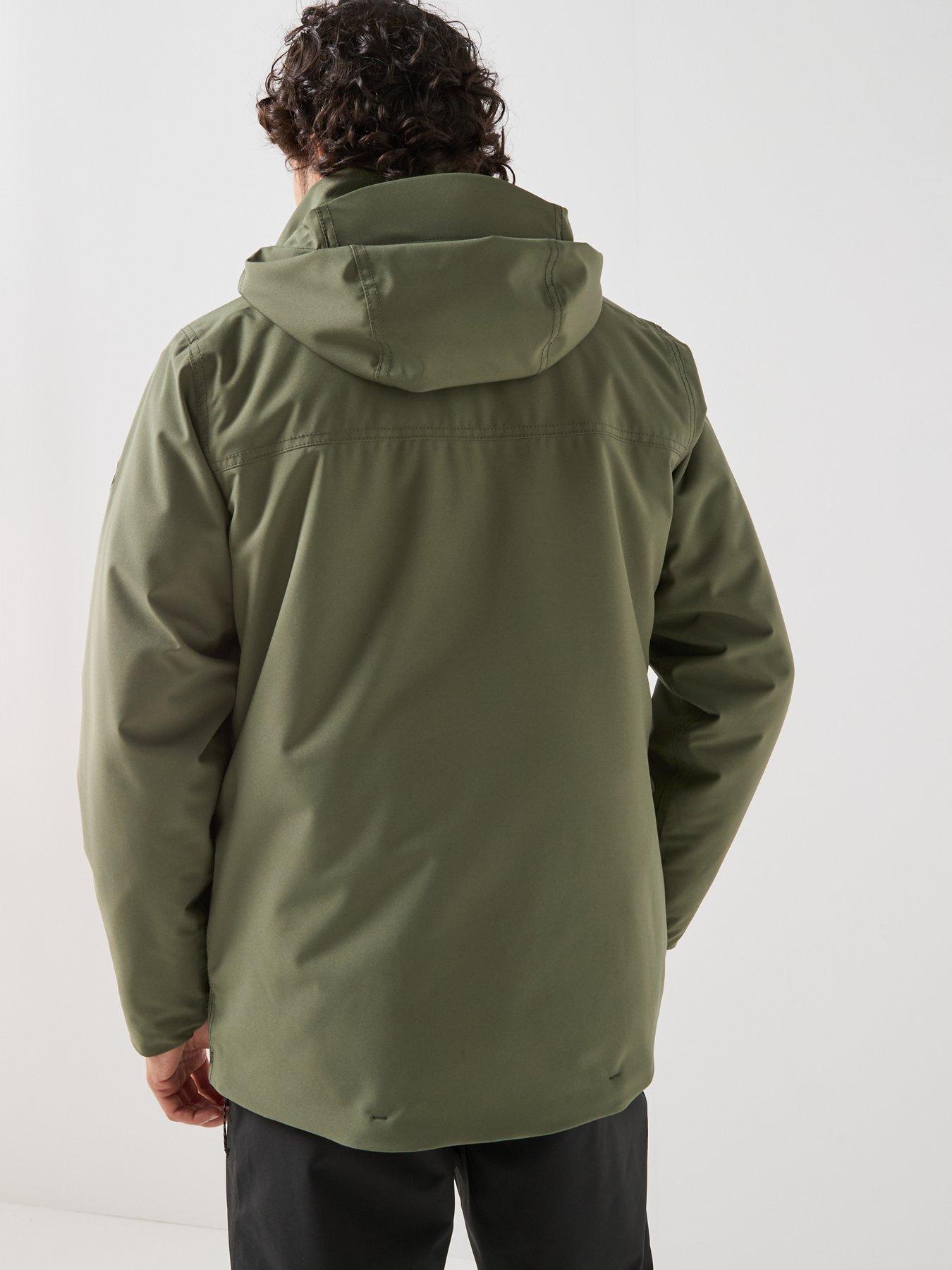 Image 2 of 6 of Craghoppers Mens National Trust Padley Ii Waterproof Insulated Jacket -green