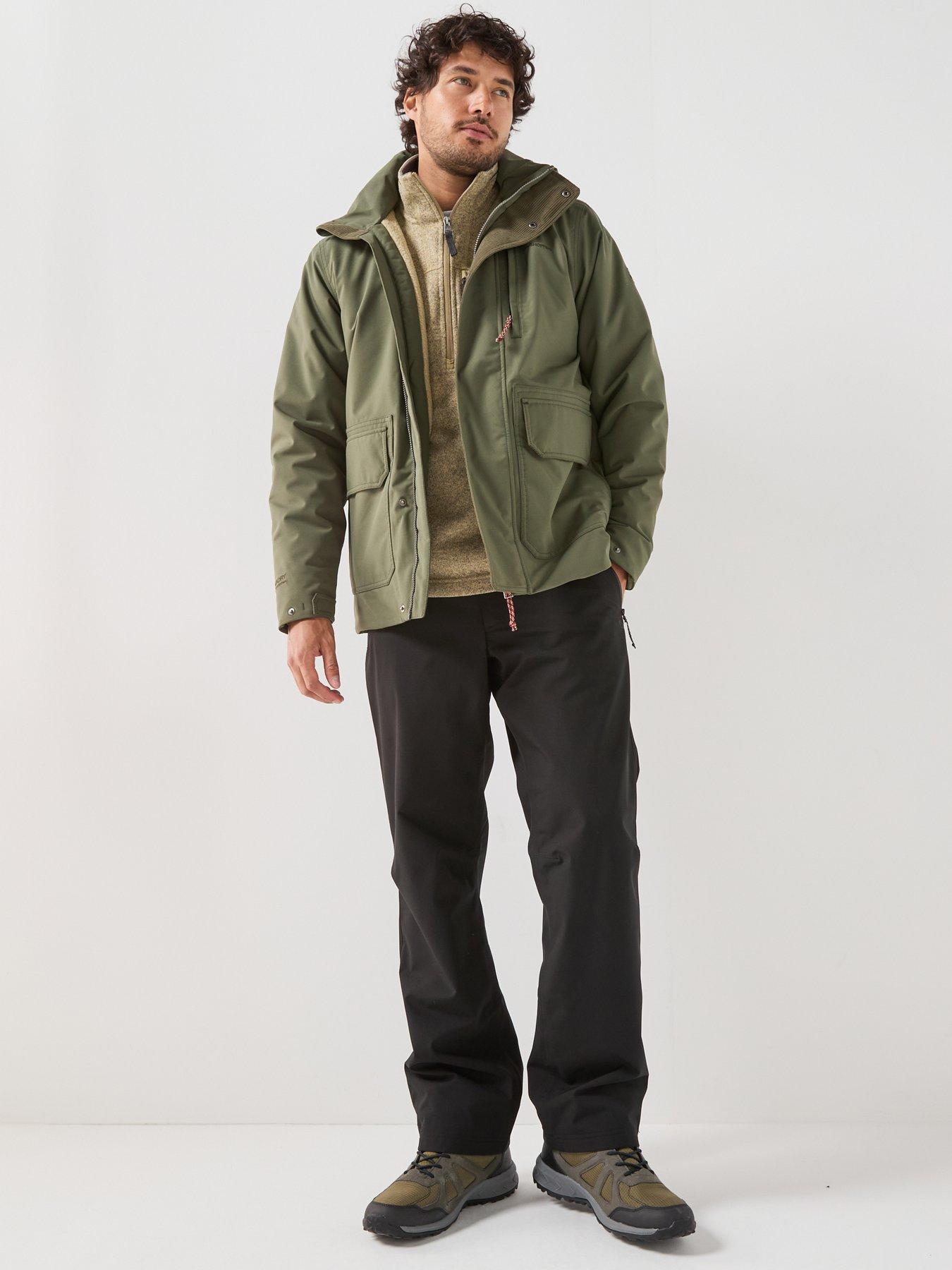 Image 3 of 6 of Craghoppers Mens National Trust Padley Ii Waterproof Insulated Jacket -green