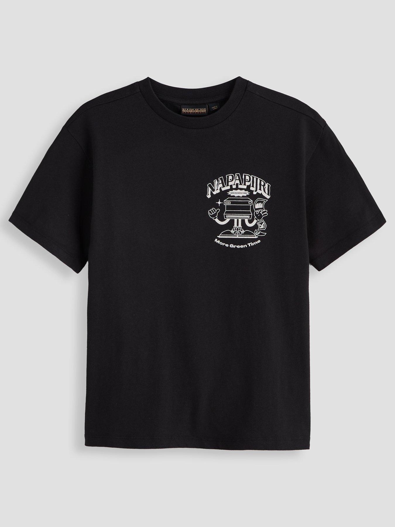 Image 1 of 4 of NAPAPIJRI Boys Tipi T-Shirt - Black