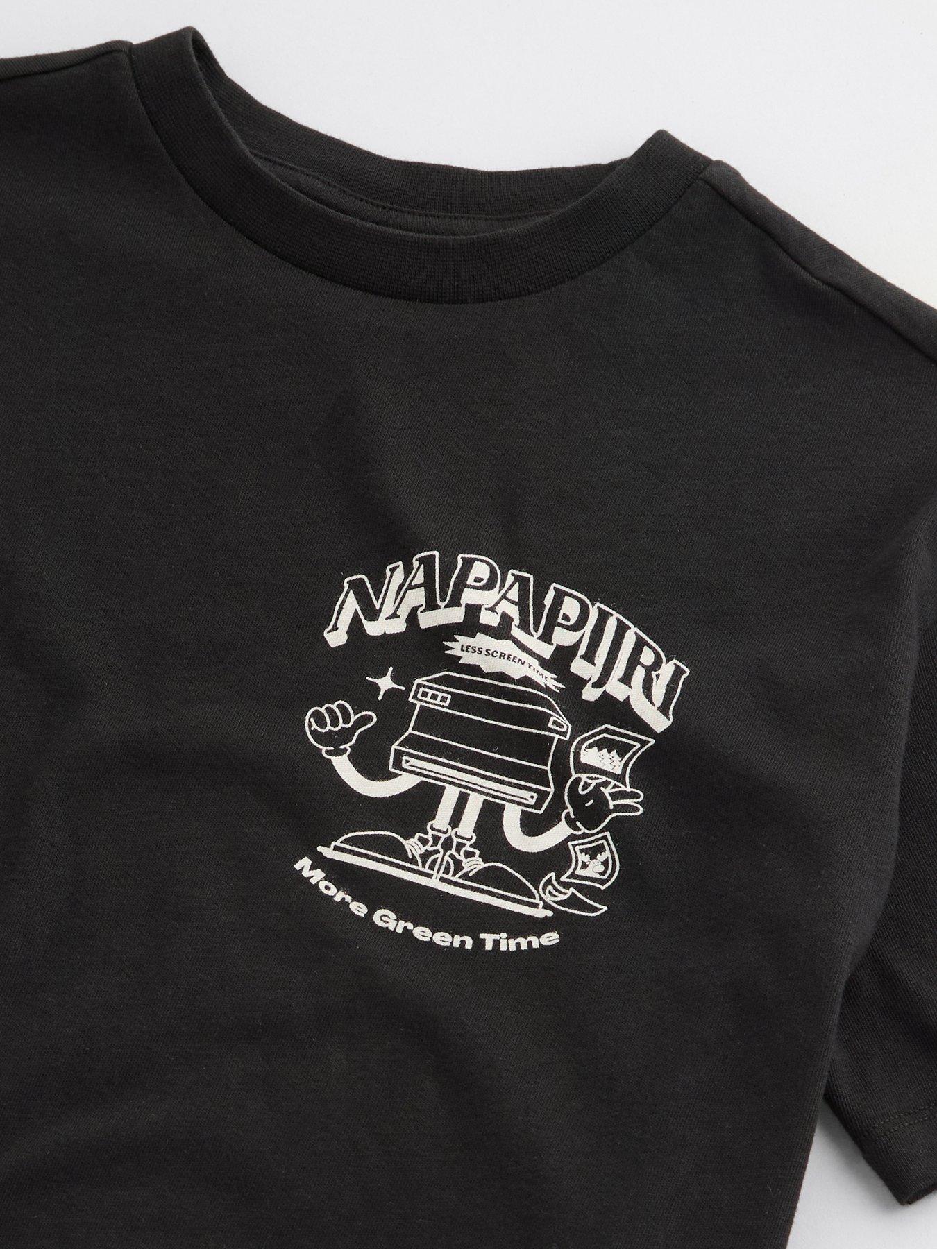 Image 4 of 4 of NAPAPIJRI Boys Tipi T-Shirt - Black