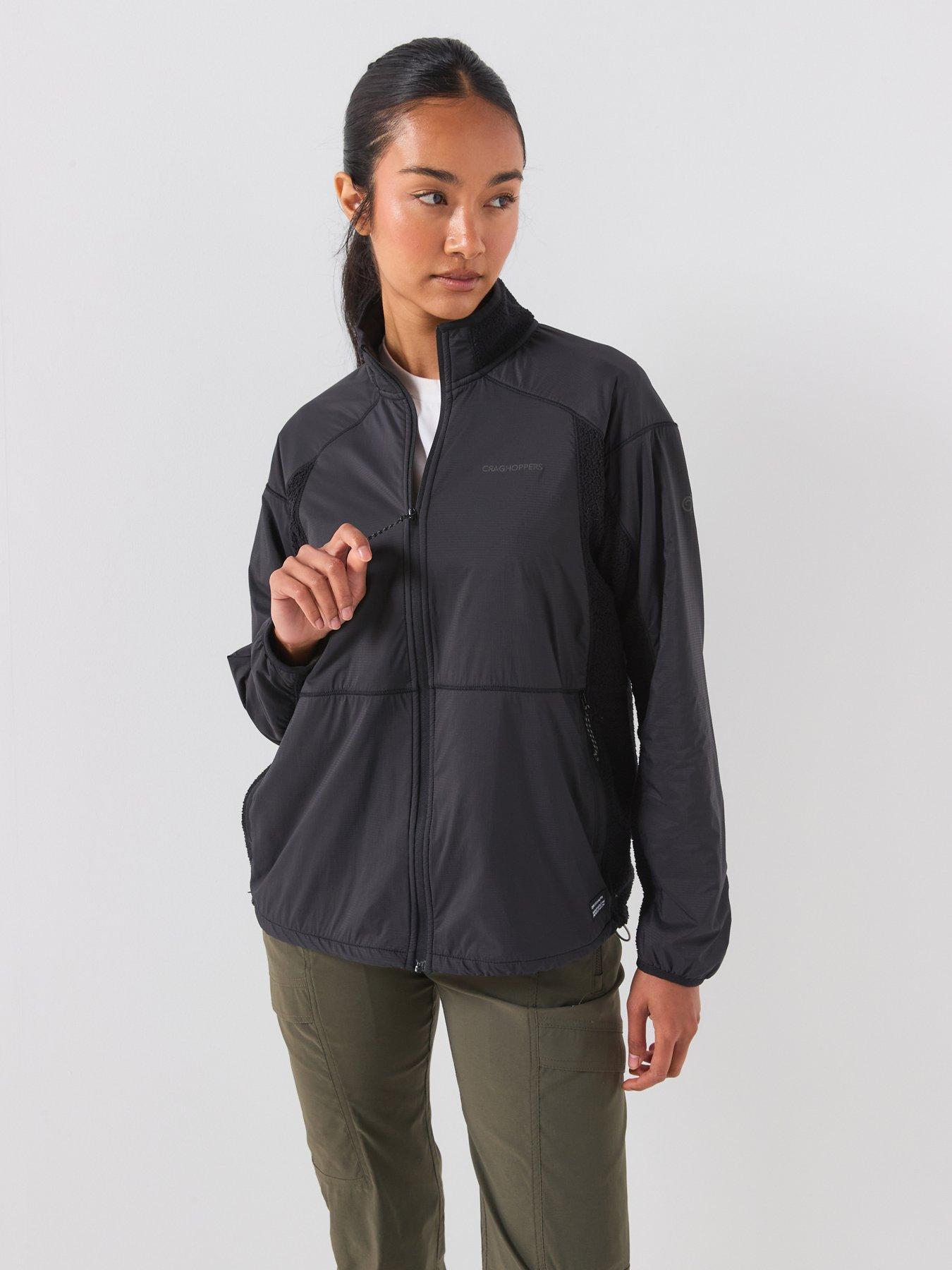 Image 1 of 6 of Craghoppers Womens Compresslite Hybrid Fleece Jacket -black