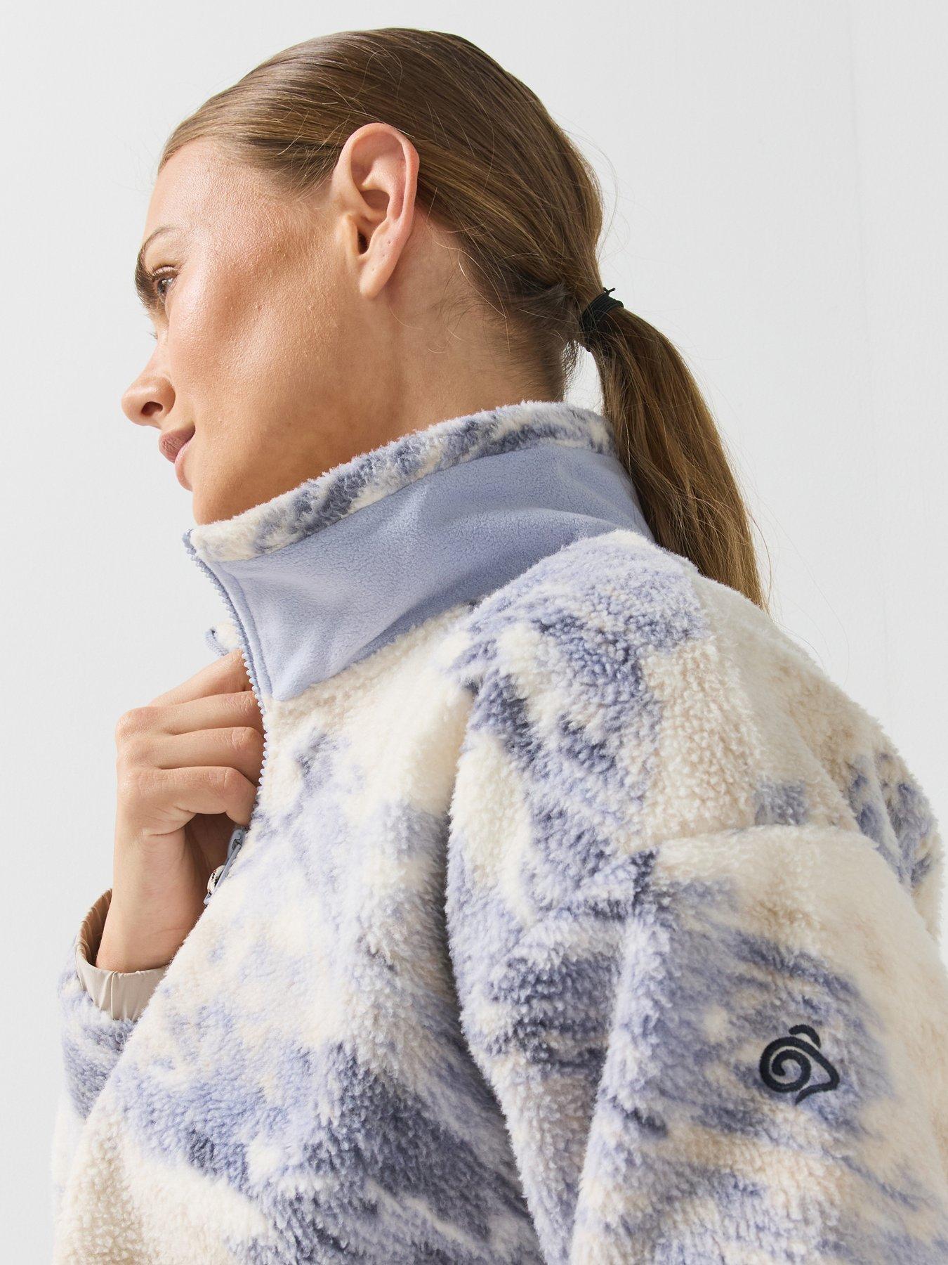 Image 4 of 6 of Craghoppers Womens Sanaa Fleece Jacket -blue
