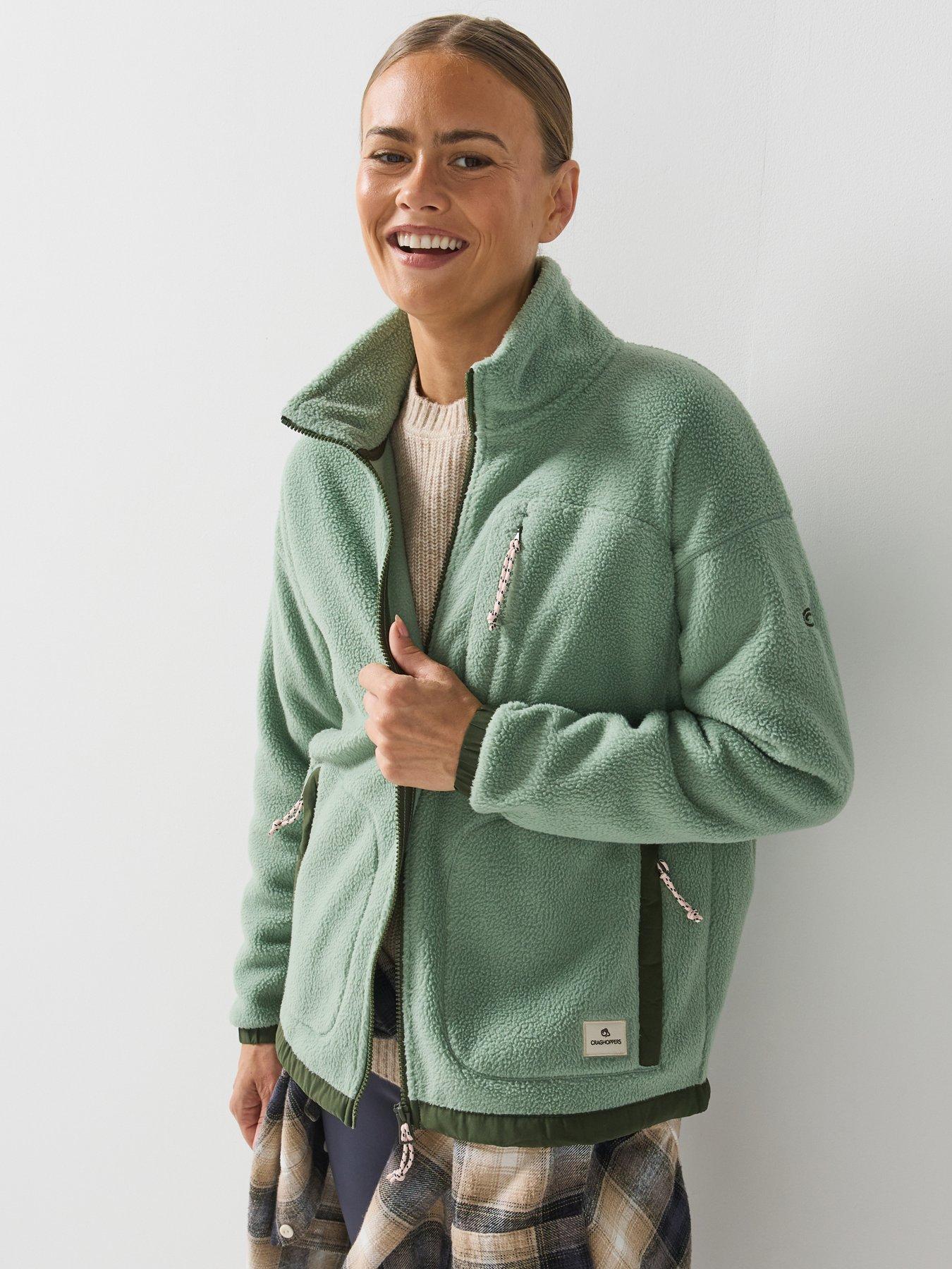 Image 1 of 6 of Craghoppers Womens Sanaa Fleece Jacket -green