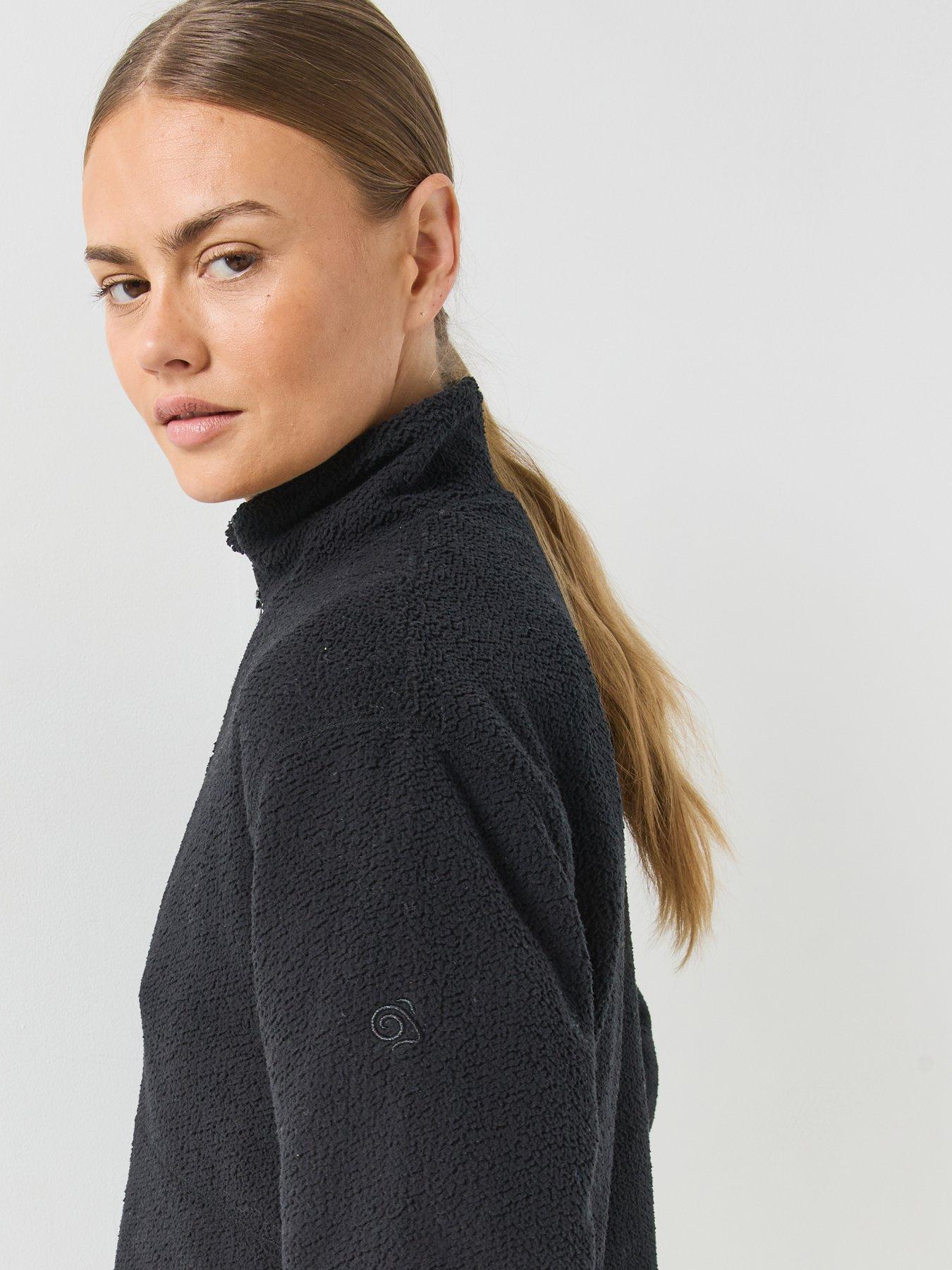 Image 4 of 6 of Craghoppers Womens Compresslite Half Zip Fleece -black