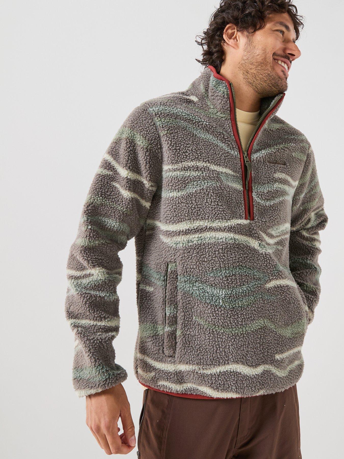 Image 1 of 6 of Craghoppers Mens National Trust Rawthey Half Zip Fleece -green