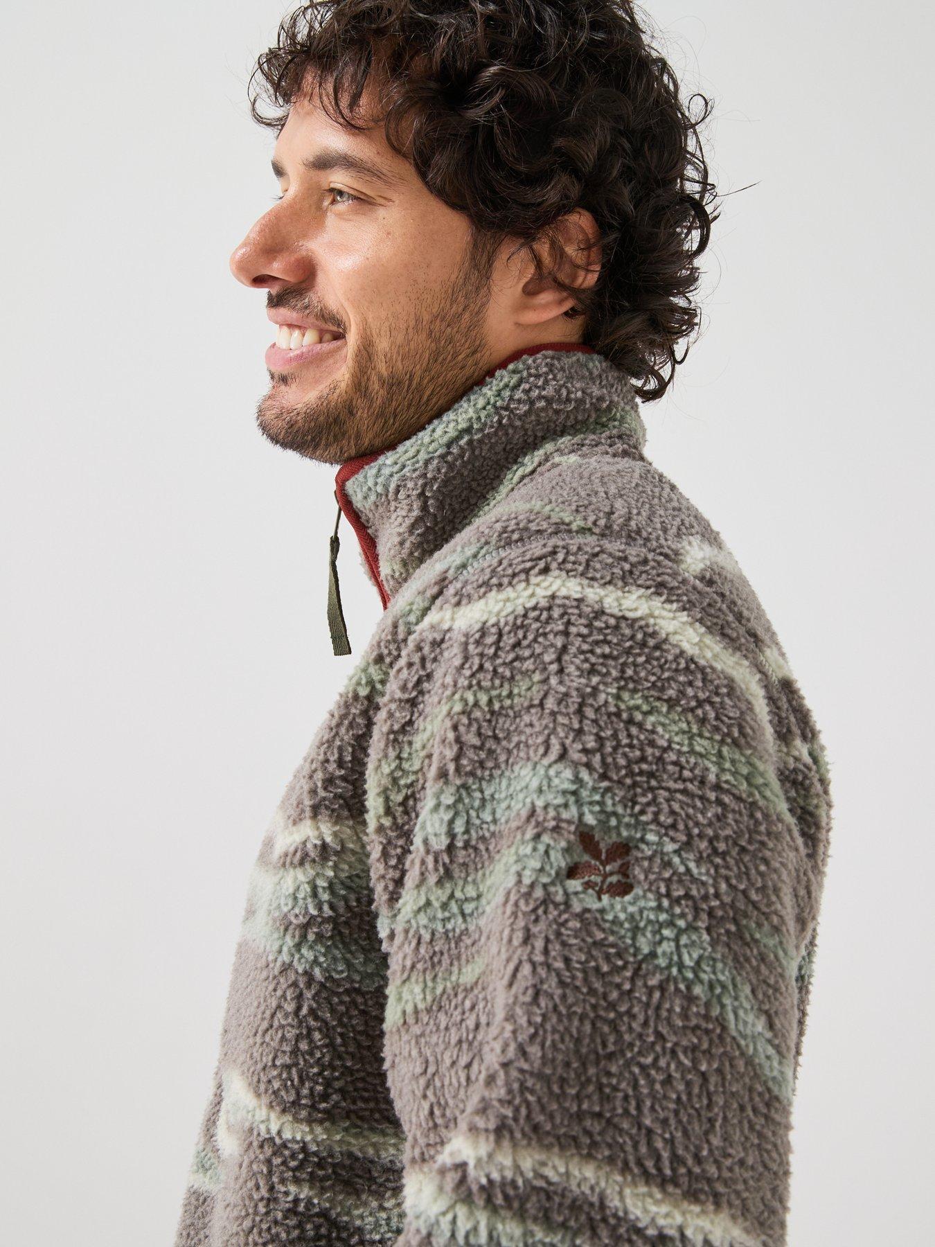 Image 4 of 6 of Craghoppers Mens National Trust Rawthey Half Zip Fleece -green