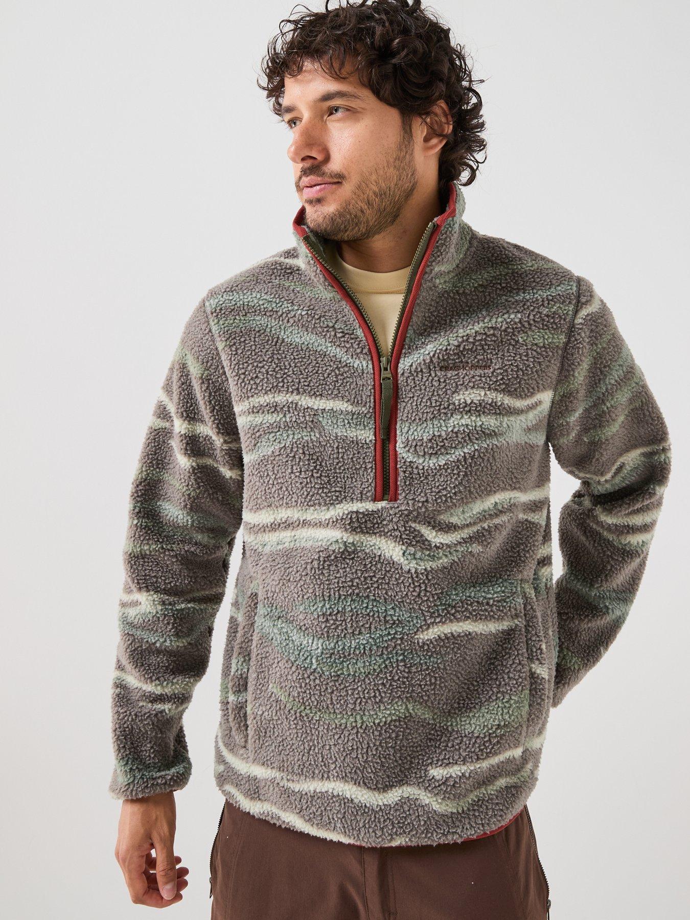 Image 6 of 6 of Craghoppers Mens National Trust Rawthey Half Zip Fleece -green
