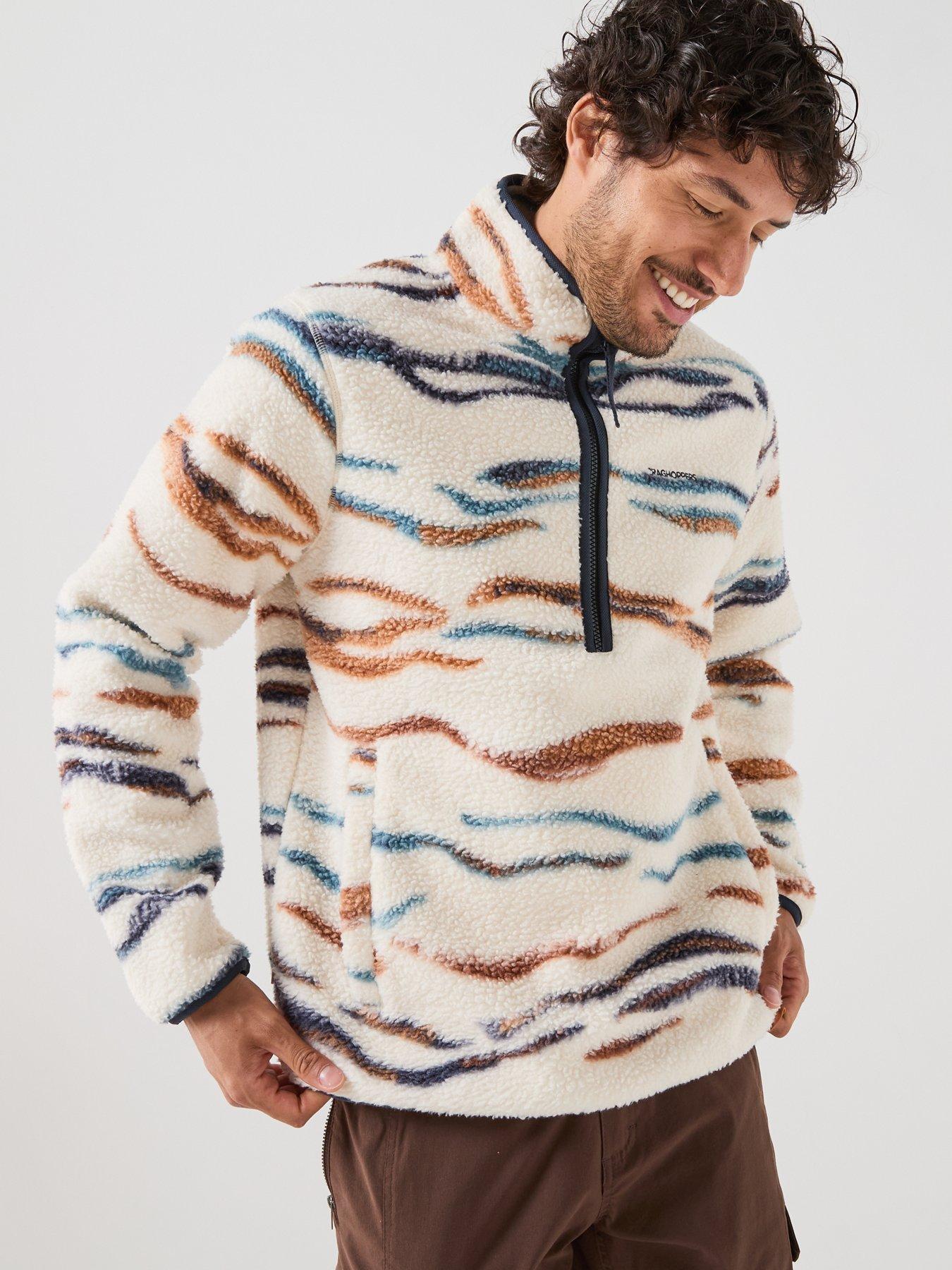 Image 5 of 6 of Craghoppers Mens National Trust Rawthey Half Zip Fleece -creamwhite