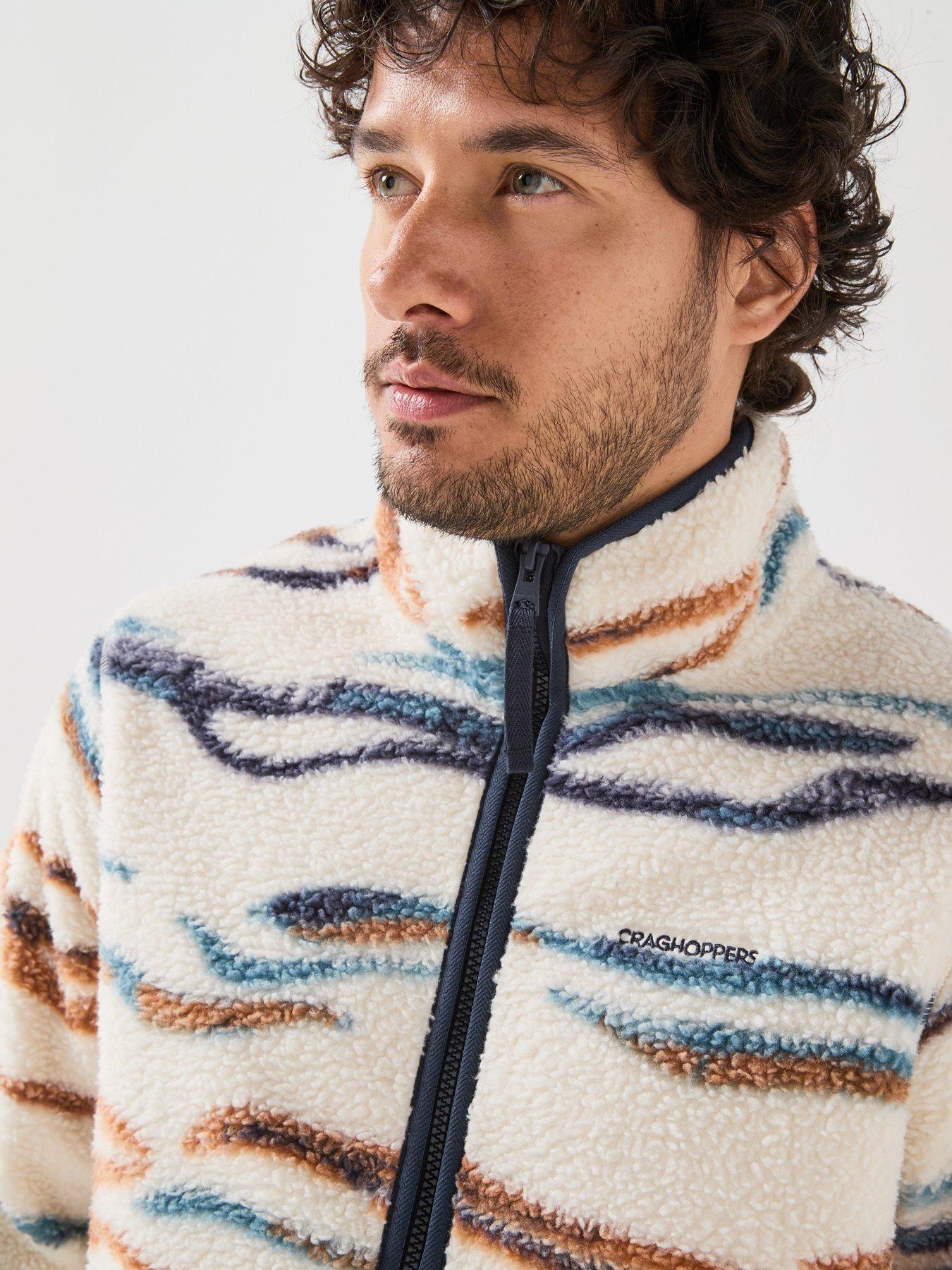 Image 6 of 6 of Craghoppers Mens National Trust Rawthey Half Zip Fleece -creamwhite