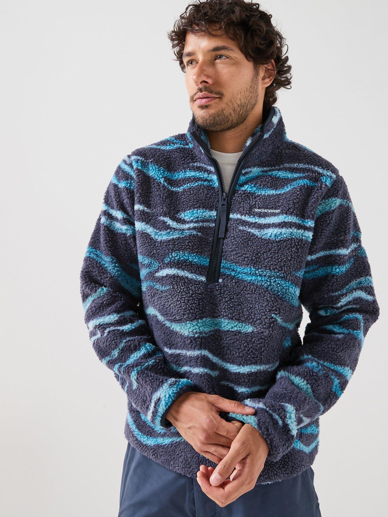 Image 1 of 6 of Craghoppers Mens National Trust Rawthey Half Zip Fleece -blue