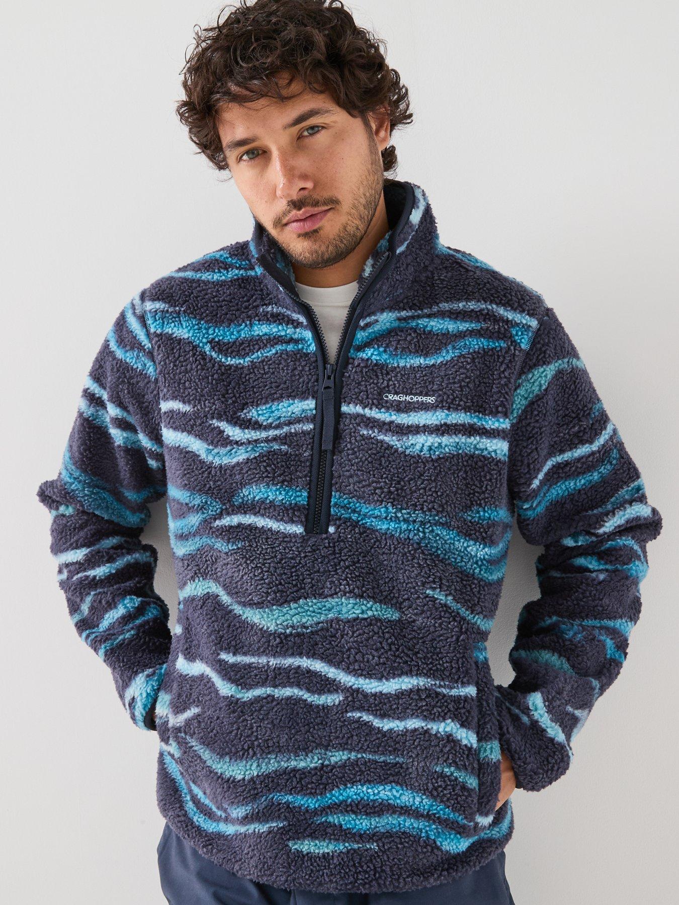 Image 5 of 6 of Craghoppers Mens National Trust Rawthey Half Zip Fleece -blue