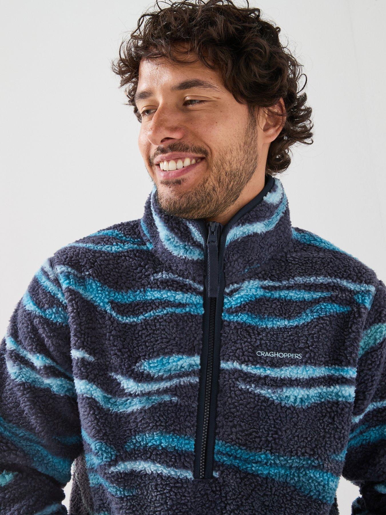 Image 6 of 6 of Craghoppers Mens National Trust Rawthey Half Zip Fleece -blue