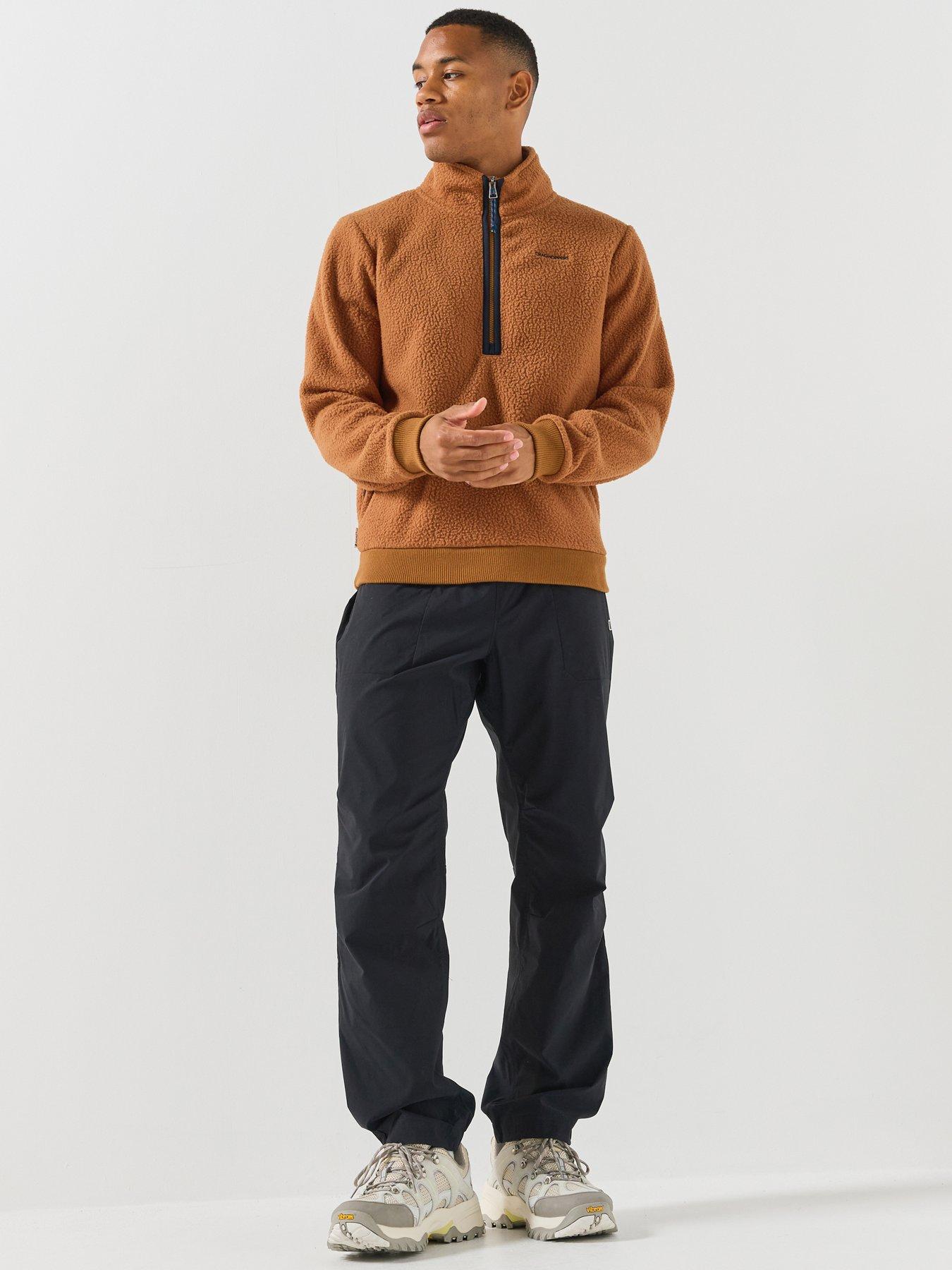 Image 1 of 5 of Craghoppers Mens National Trust Cormorant Half Zip Teddy Fleece - Orange