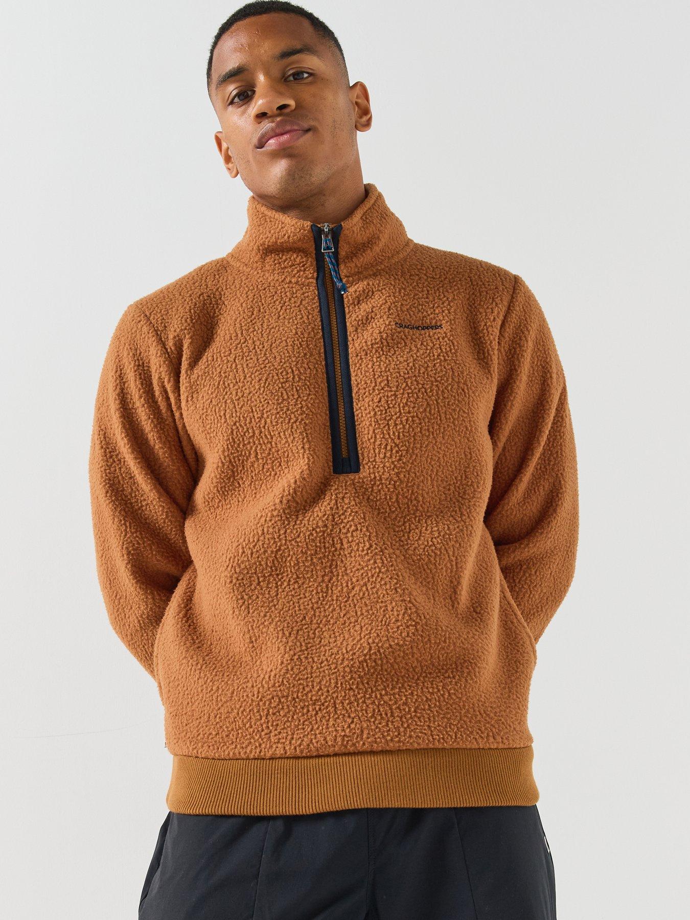 Image 3 of 5 of Craghoppers Mens National Trust Cormorant Half Zip Teddy Fleece - Orange