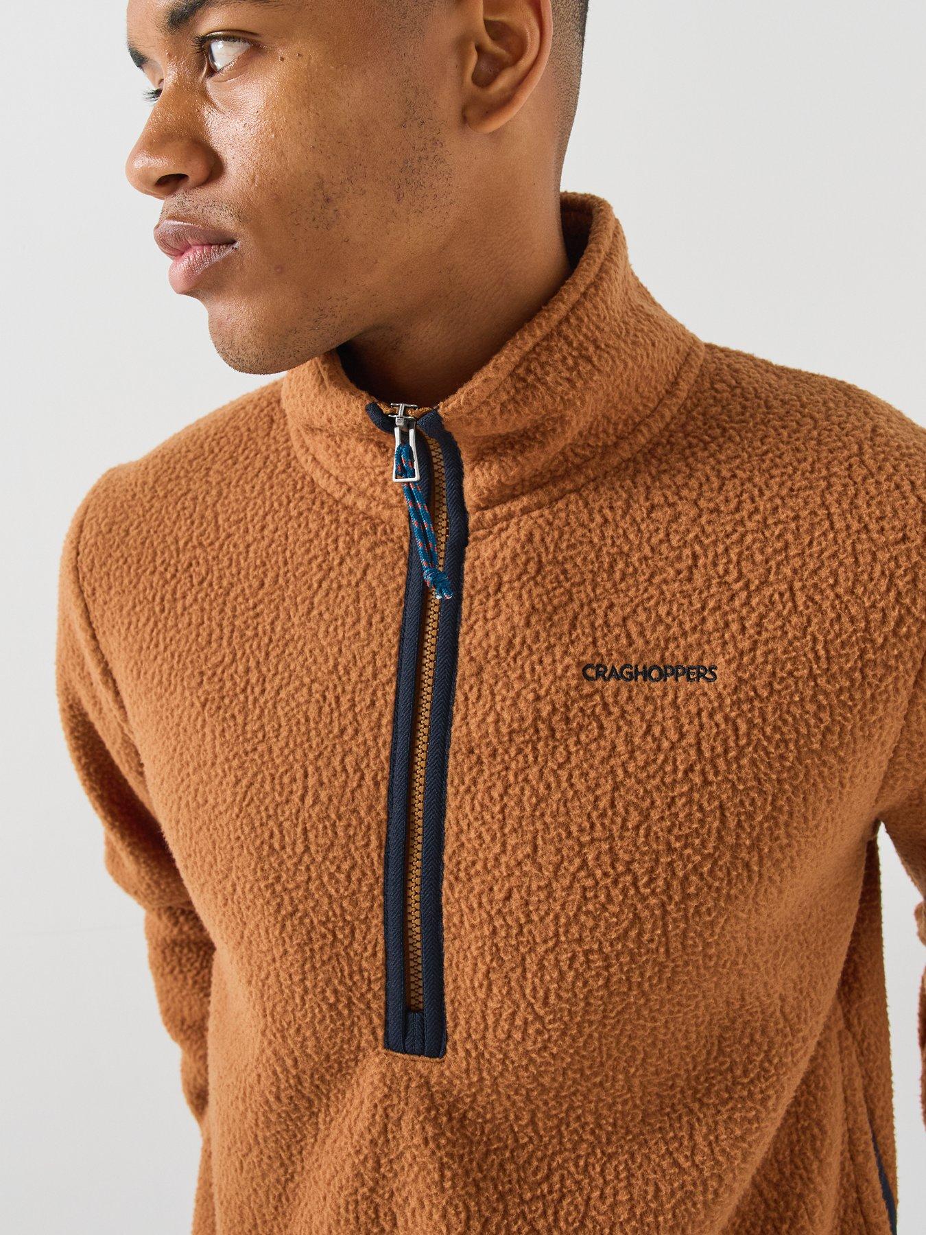 Image 4 of 5 of Craghoppers Mens National Trust Cormorant Half Zip Teddy Fleece - Orange