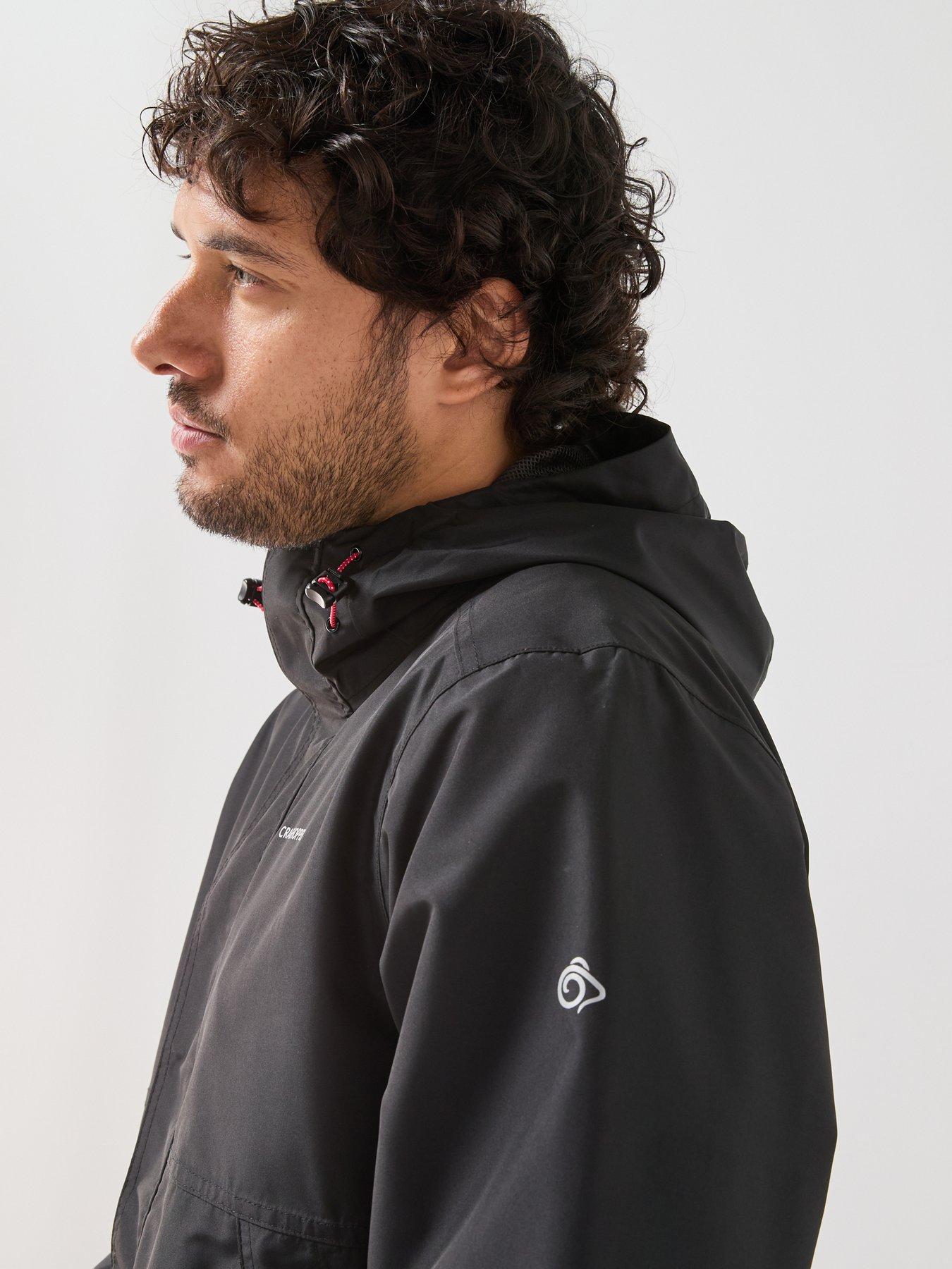 Image 4 of 6 of Craghoppers Mens Ossus Duke Of Edinburgh Waterproof Shell Jacket - Black