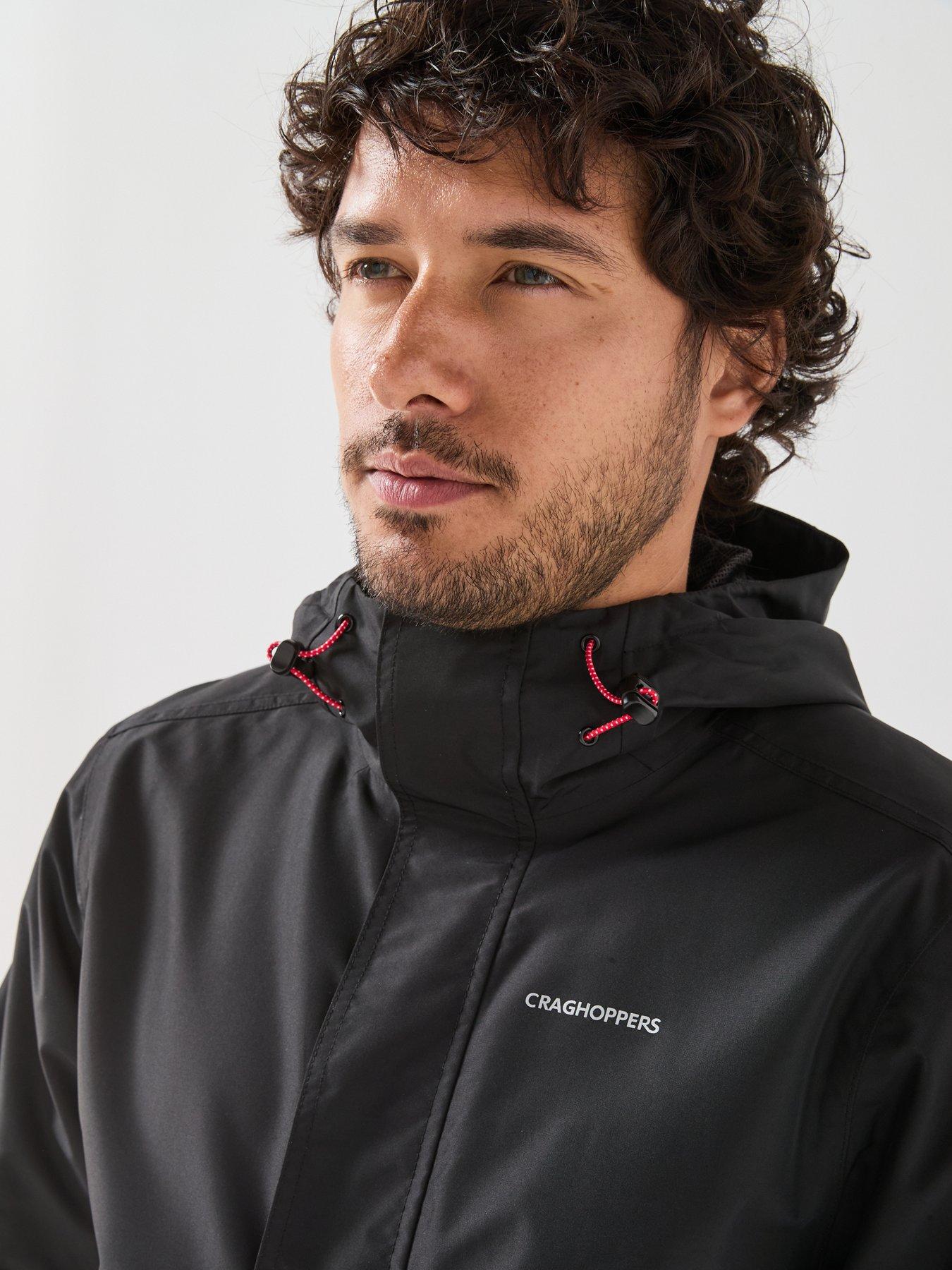 Image 6 of 6 of Craghoppers Mens Ossus Duke Of Edinburgh Waterproof Shell Jacket - Black