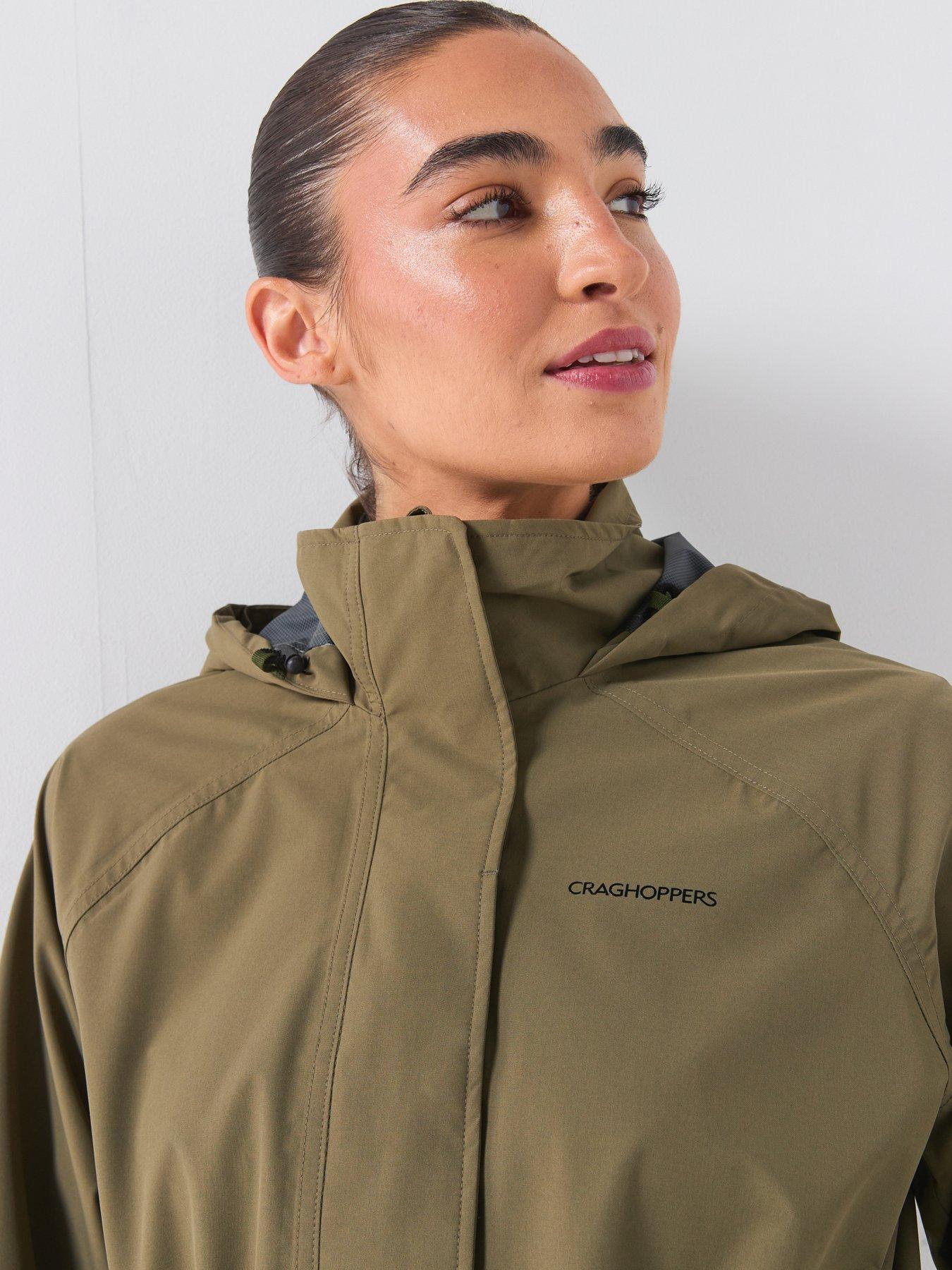 Image 4 of 6 of Craghoppers Womens National Trust Saxifrage Waterproof Shell Jacket -brown