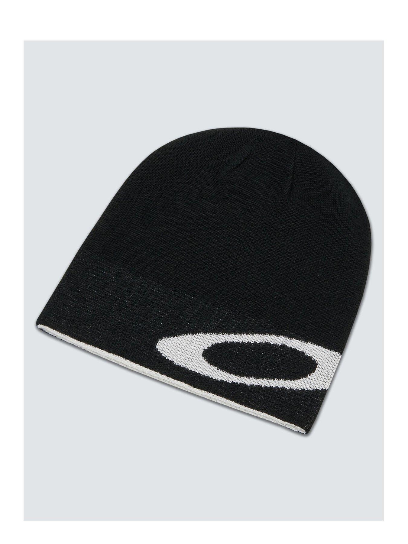Image 1 of 3 of Oakley Mens Soft Knit Logo Beanie Hats - Black