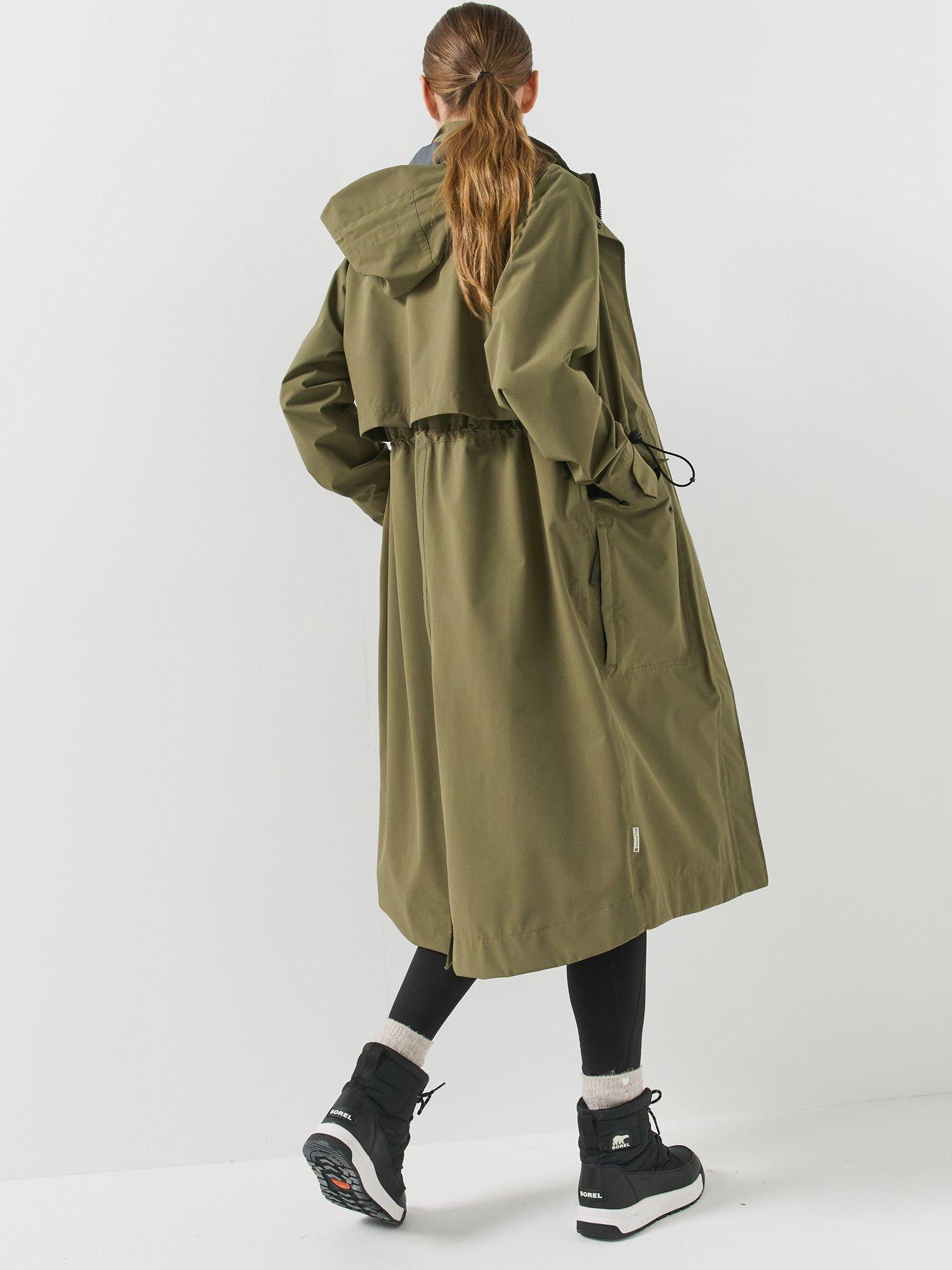 Image 2 of 6 of Craghoppers Womens Waterproof Hooded Adjustable Waist Shell Jacket - Green