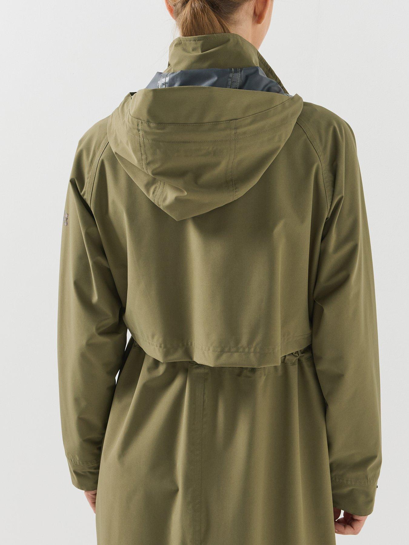 Image 5 of 6 of Craghoppers Womens Waterproof Hooded Adjustable Waist Shell Jacket - Green