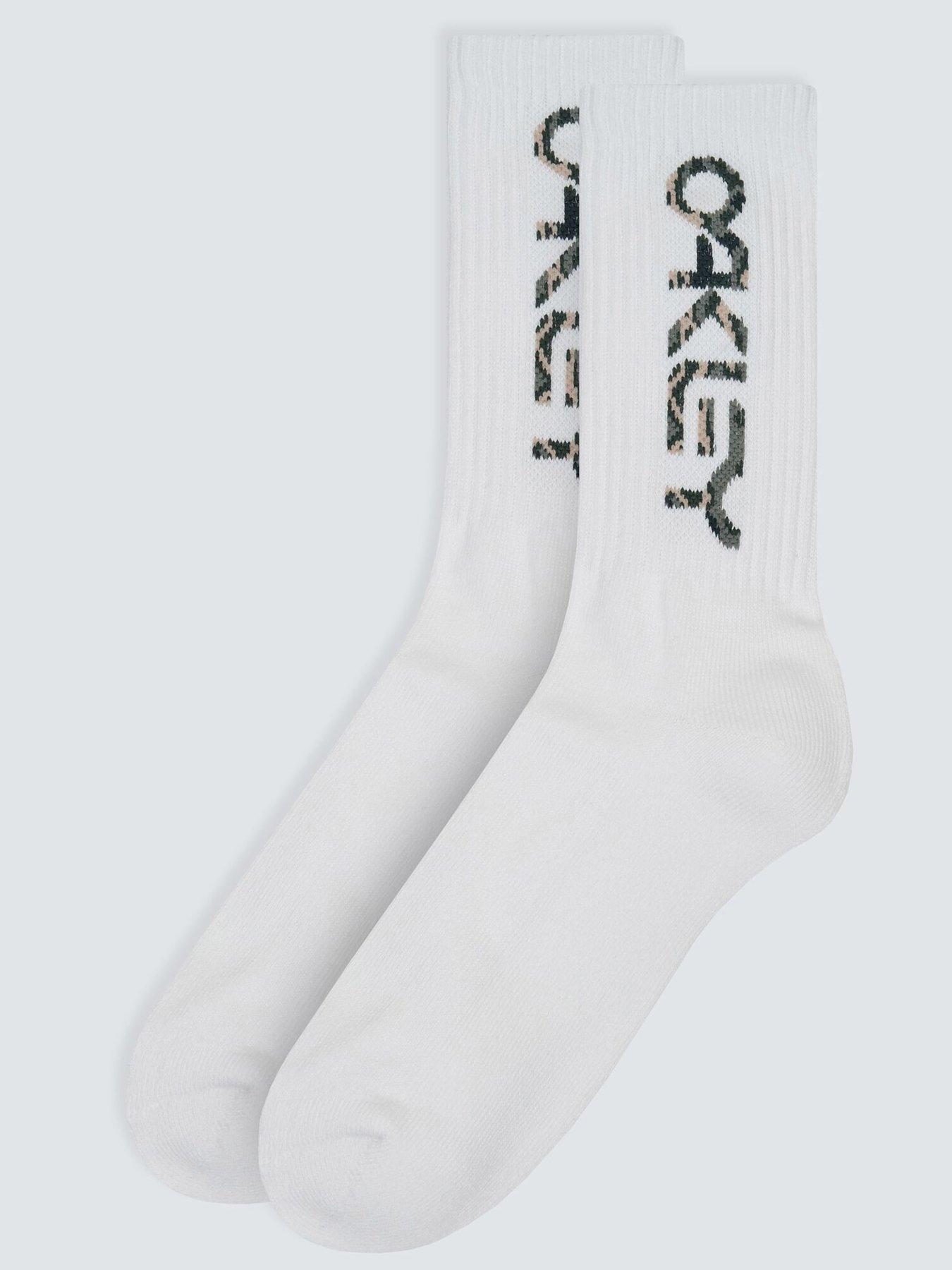 Oakley Mens B1B Socks 3Pack - White