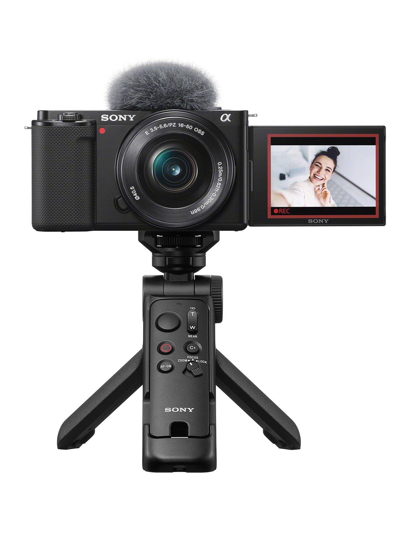 Image 1 of 6 of Sony Alpha ZV-E10 Compact System Vlogging Camera Creator Grip Kit