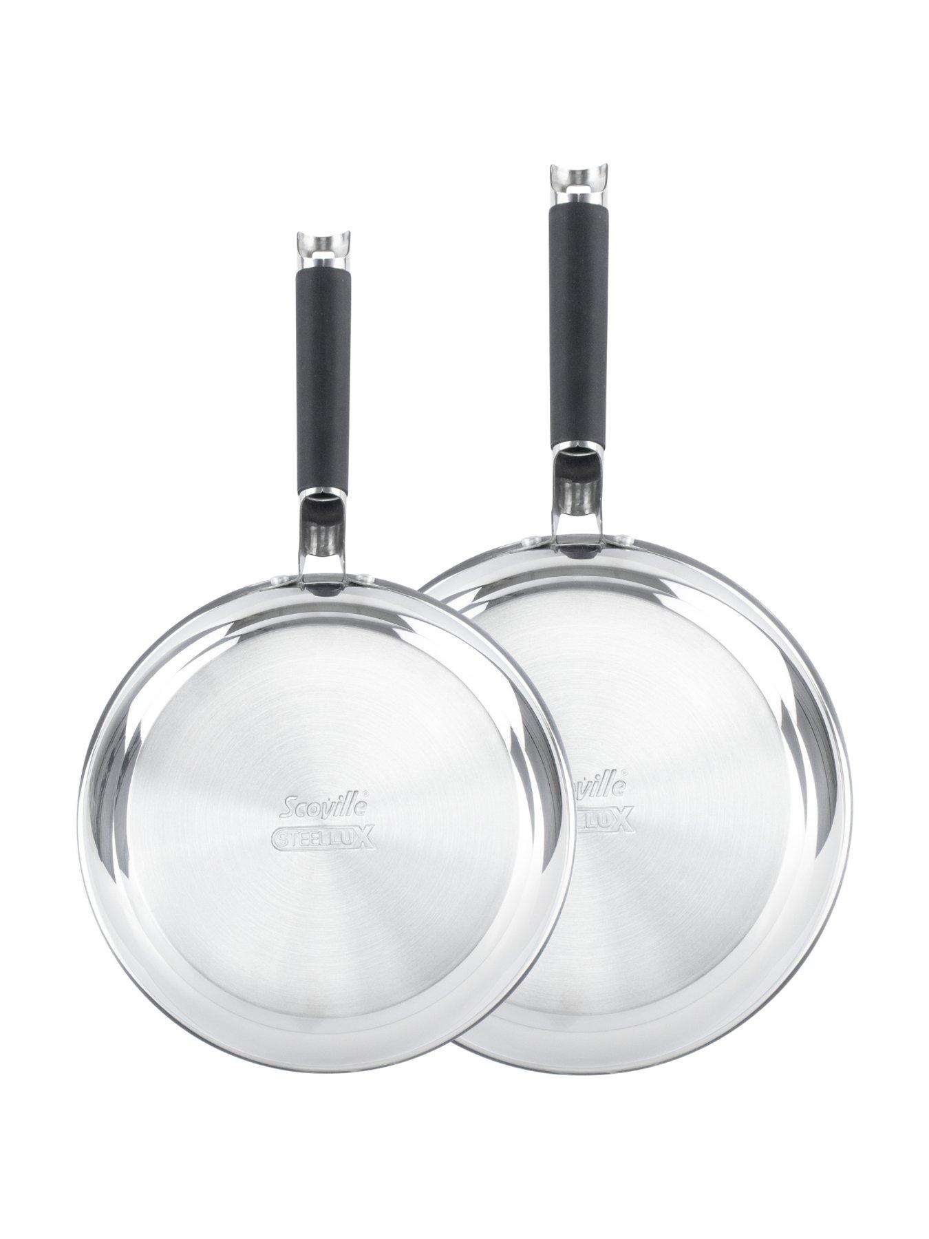 Image 4 of 6 of Scoville Steellux 2 Piece Frying Pan Set