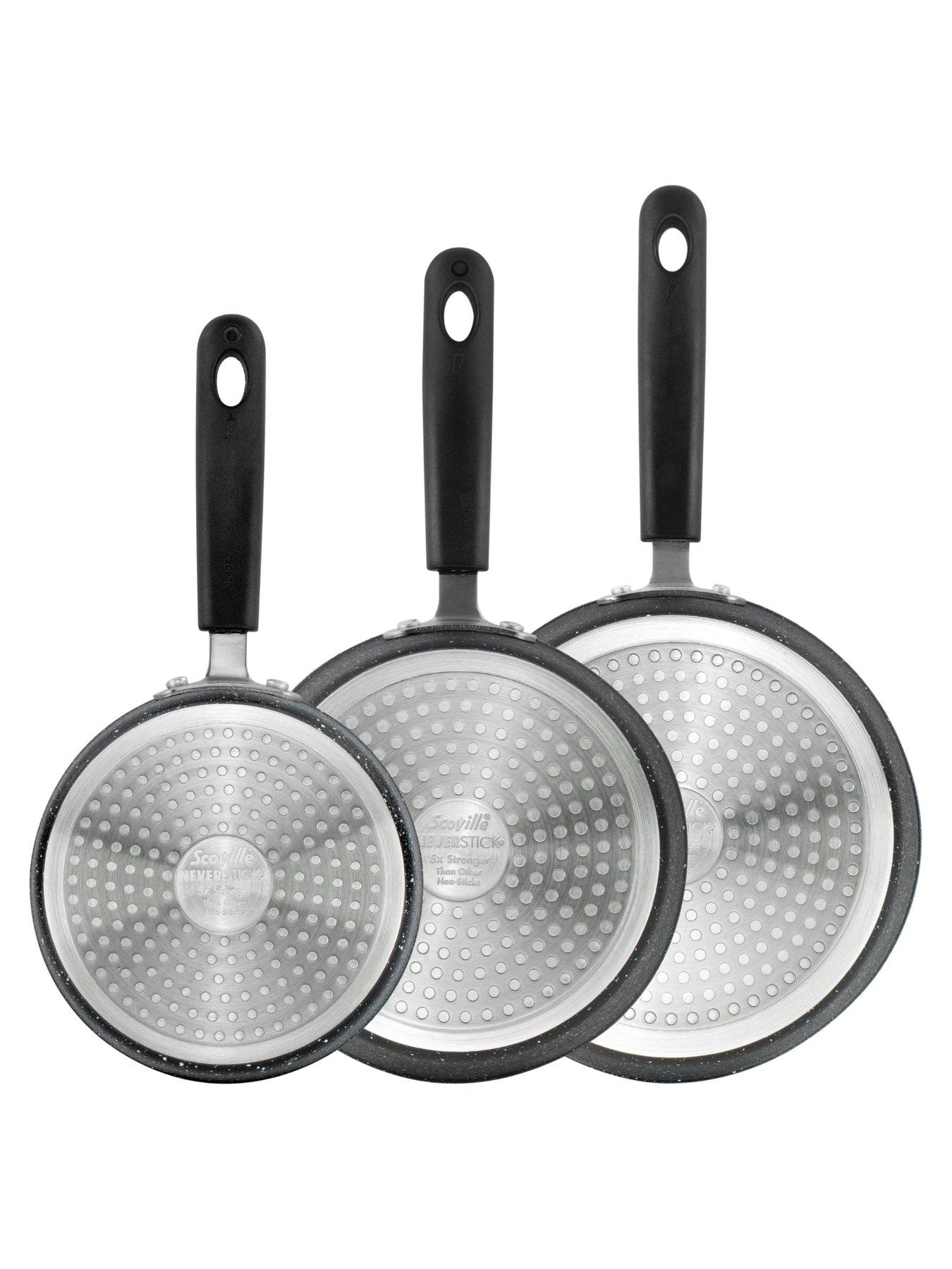 Image 5 of 7 of Scoville Scoville Neverstick 3 Piece Saucepan Set