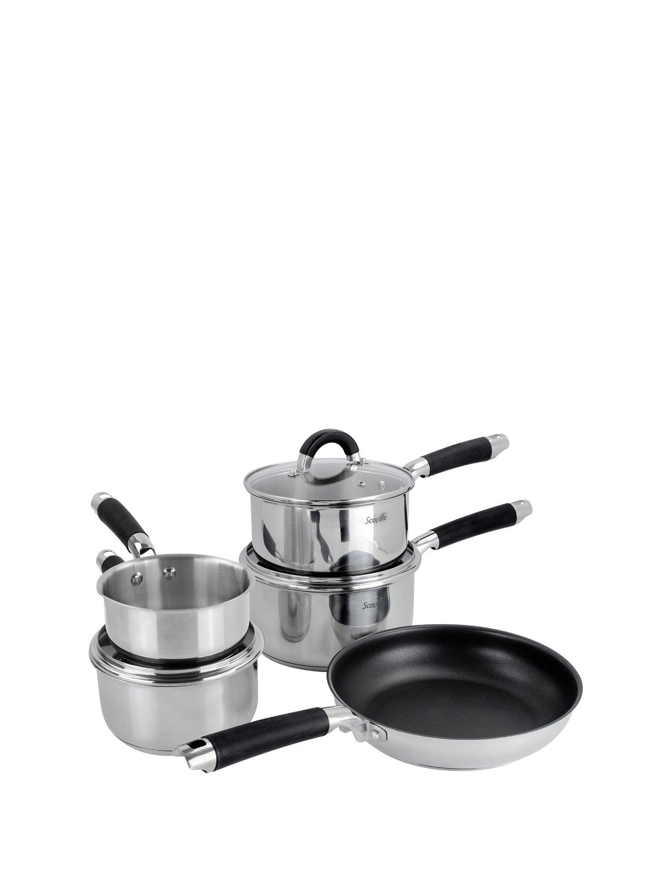 Image 1 of 6 of Scoville Scoville Steellux 5 Piece cookware set