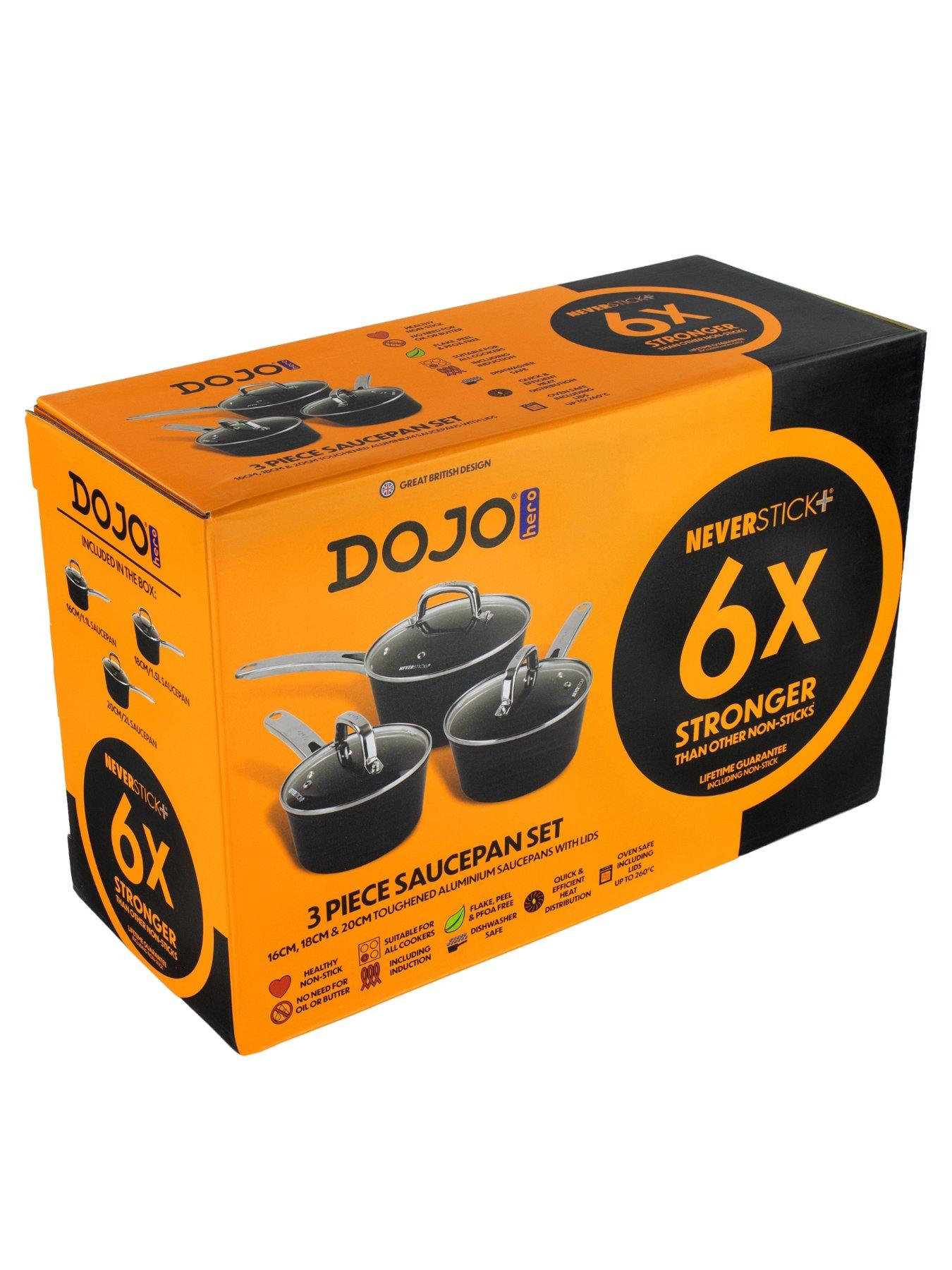 Image 7 of 7 of Scoville Dojo Hero Neverstick+ 3 Piece Saucepan Set