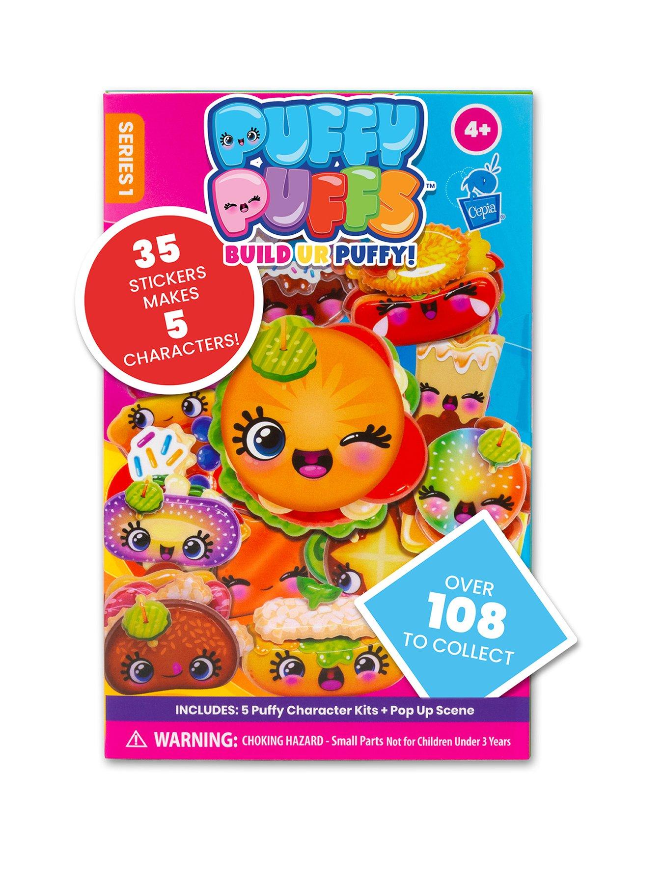 John Adams Puffy Puffs Mystery Bag- 3D Sticker Sets