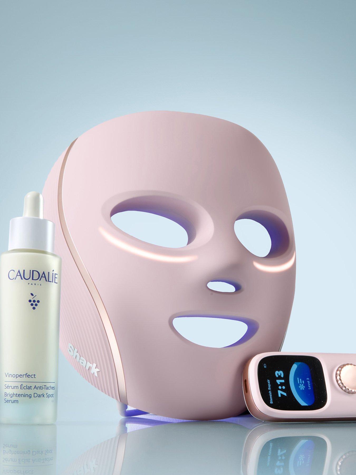 Image 1 of 5 of Shark CryoGlow LED Mask Pink and Caudalie Vinoperfect Jumbo Serum Duo (Worth &pound;386, Mask worth &pound;299.99 &amp; Serum worth &pound;86)