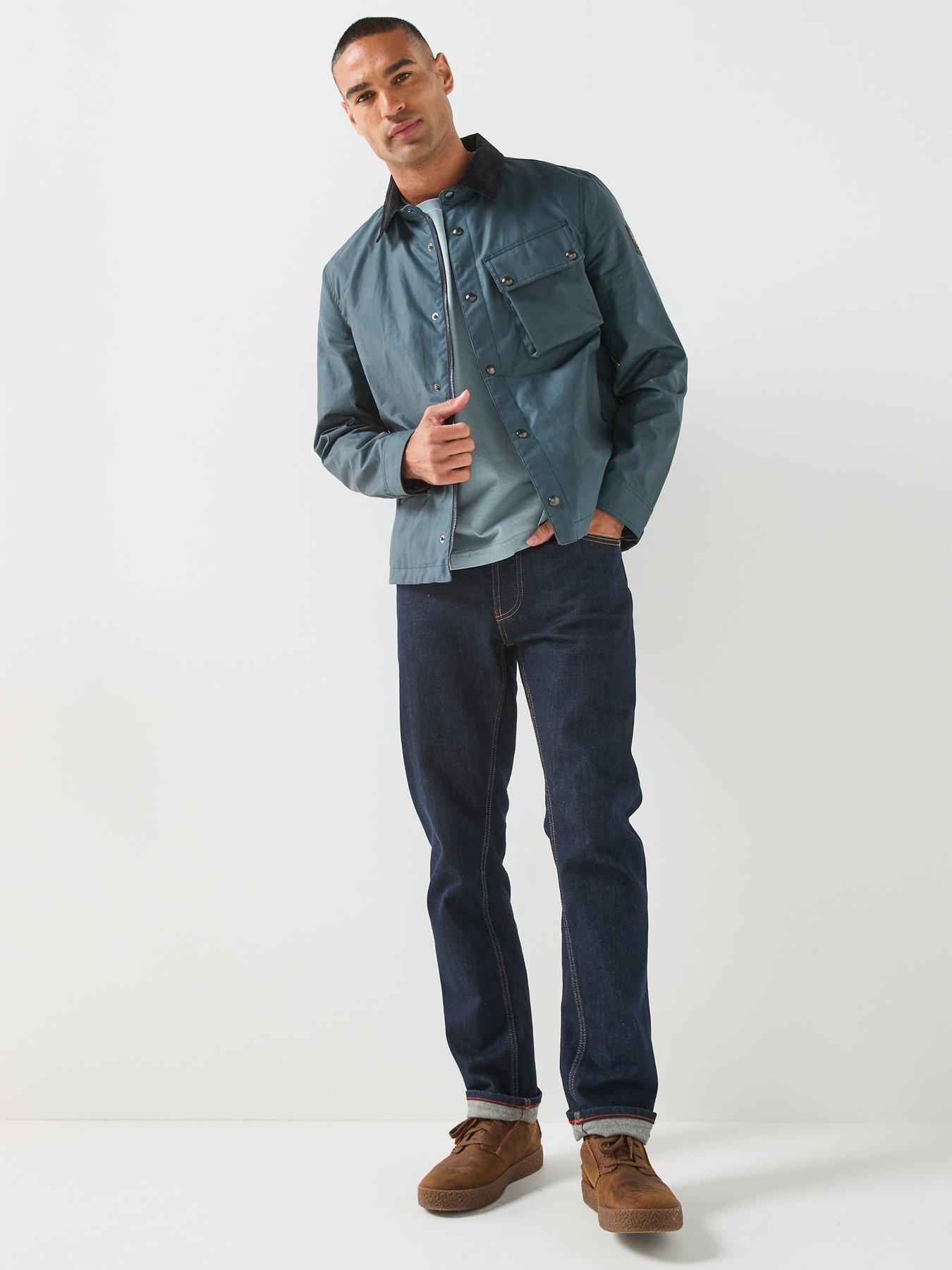 Image 3 of 6 of Belstaff Ground Dry Wax Jacket - Blue