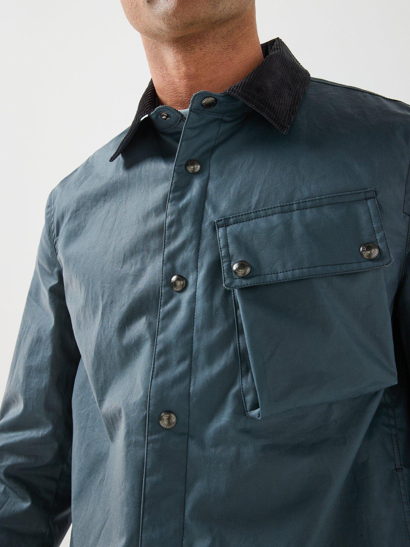 Image 5 of 6 of Belstaff Ground Dry Wax Jacket - Blue