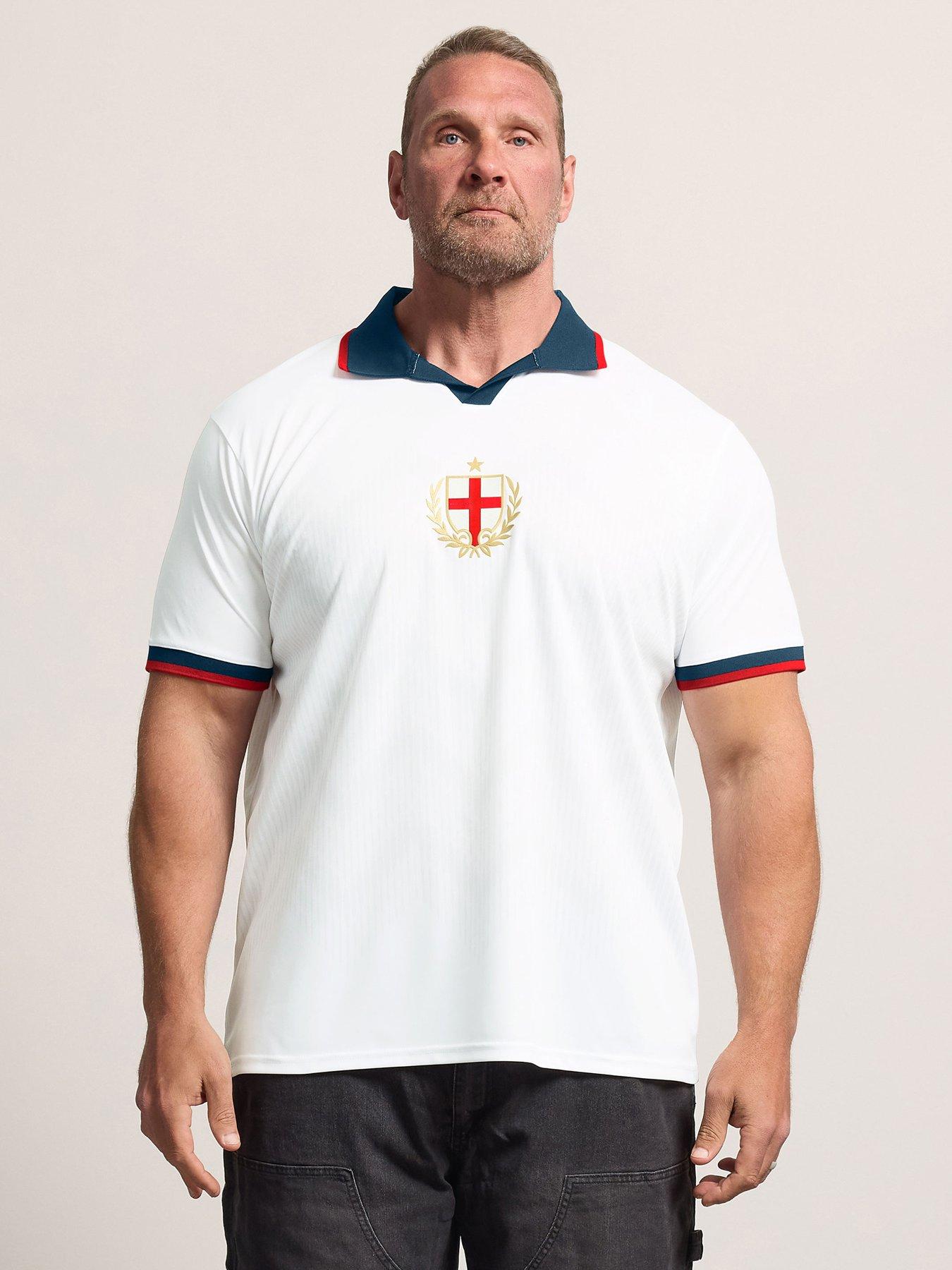 BadRhino England Football Polo Shirt - White