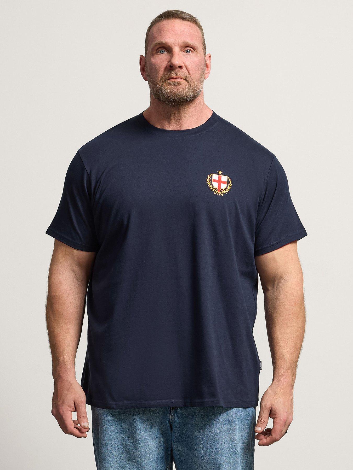BadRhino England Crest T-Shirt - Blue
