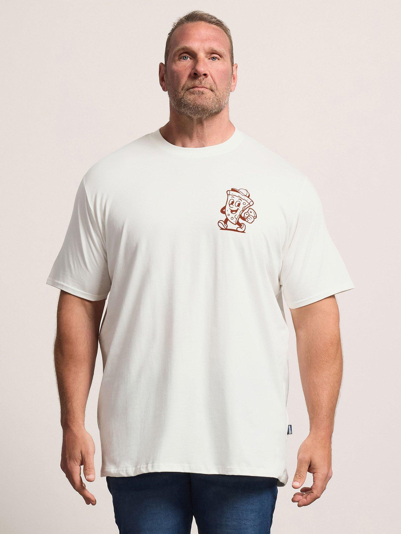 BadRhino Hot Slice' T-Shirt (Extra Long) - White