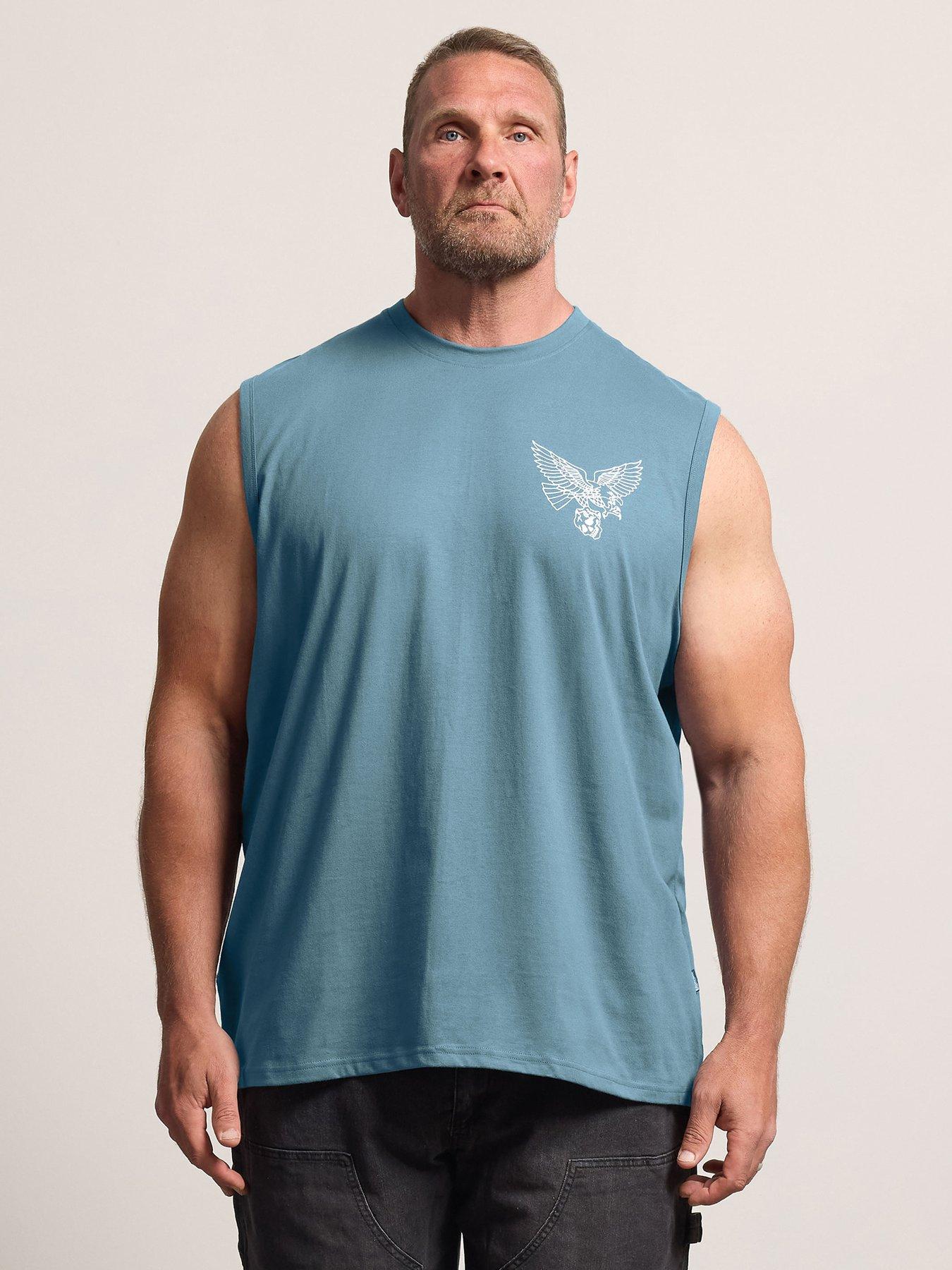 BadRhino Eagle Muscle Vest - Blue