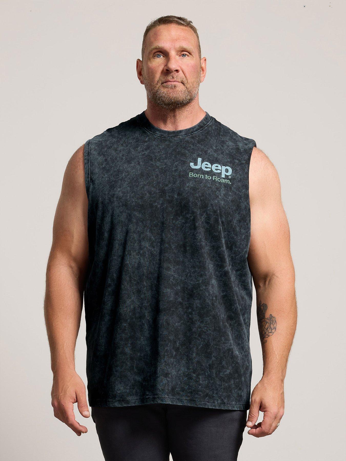 Image 1 of 4 of BadRhino Born To Rome' Muscle Vest - Black
