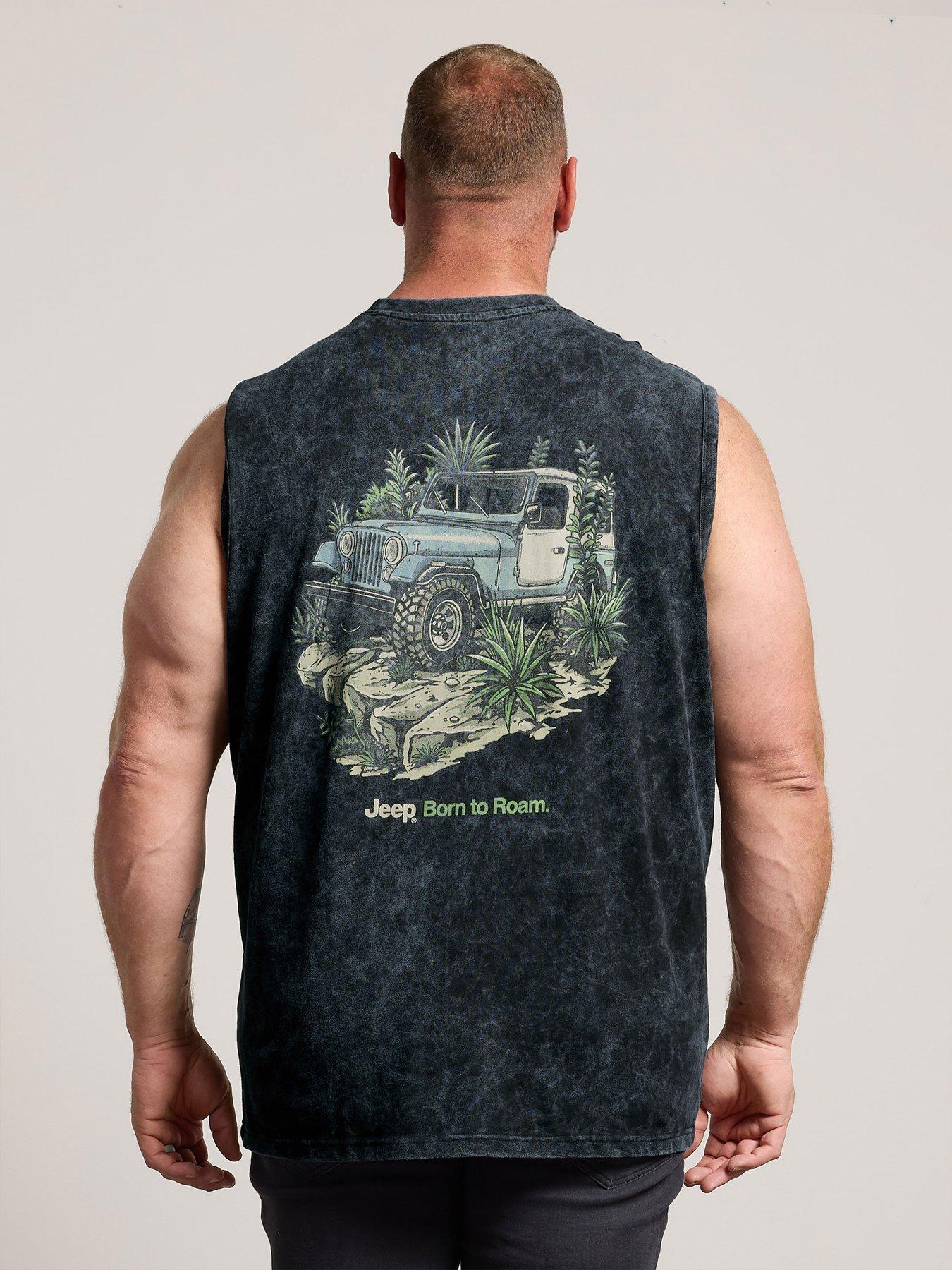 Image 2 of 4 of BadRhino Born To Rome' Muscle Vest - Black