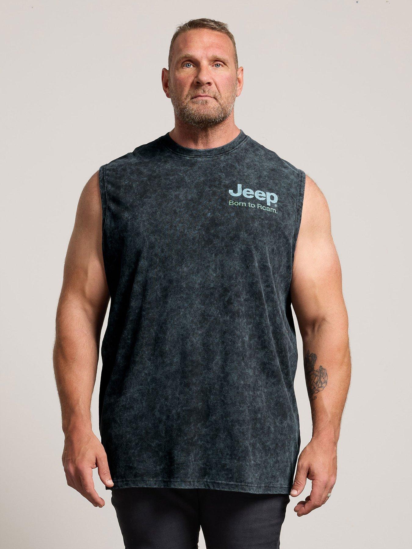 BadRhino Badrhino Born To Rome' Muscle Vest Extra Long