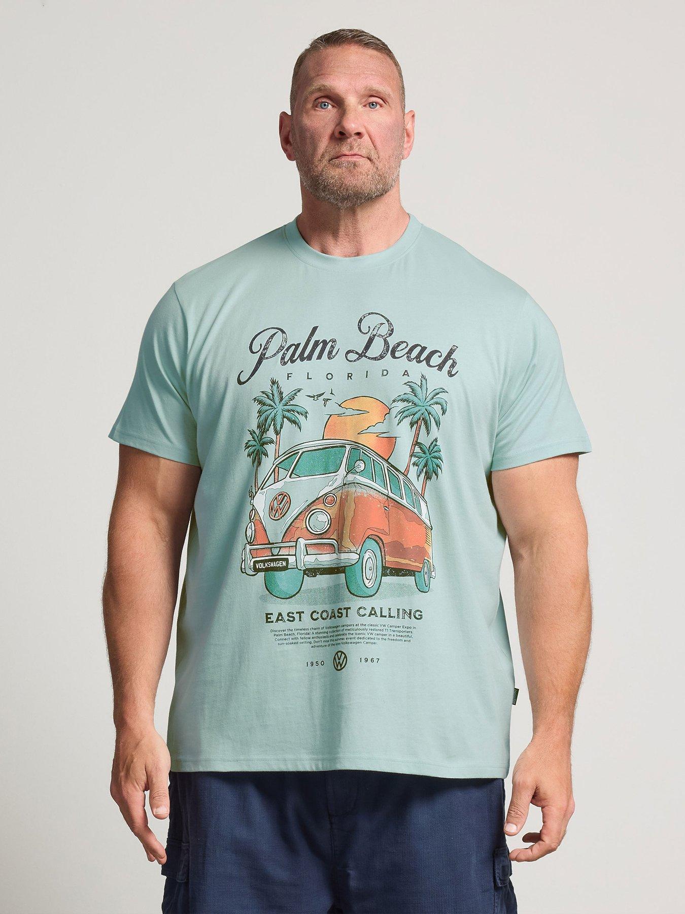 BadRhino Palm Beach Vw T-Shirt - Blue