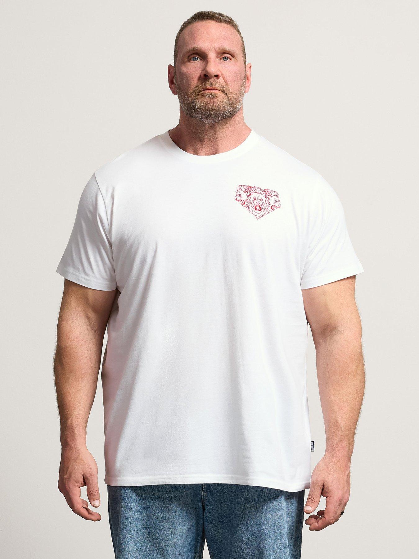 BadRhino England Lions T-Shirt - White
