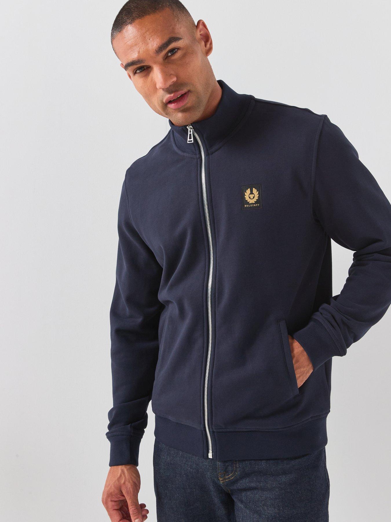 Image 4 of 6 of Belstaff Belstaff Left Chest Patch Full Zip Hoodie
