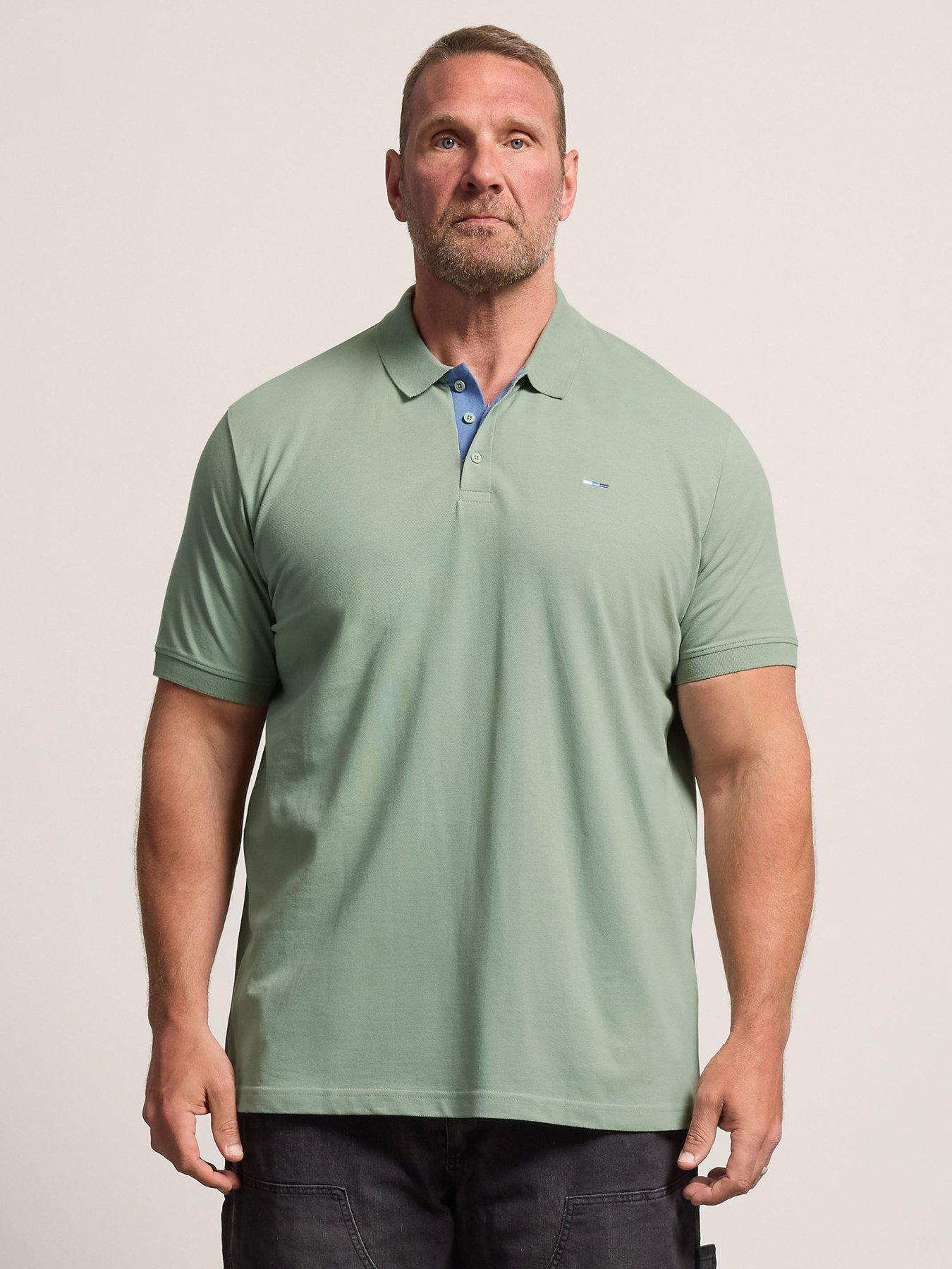 BadRhino Contrast Polo Shirt - Green