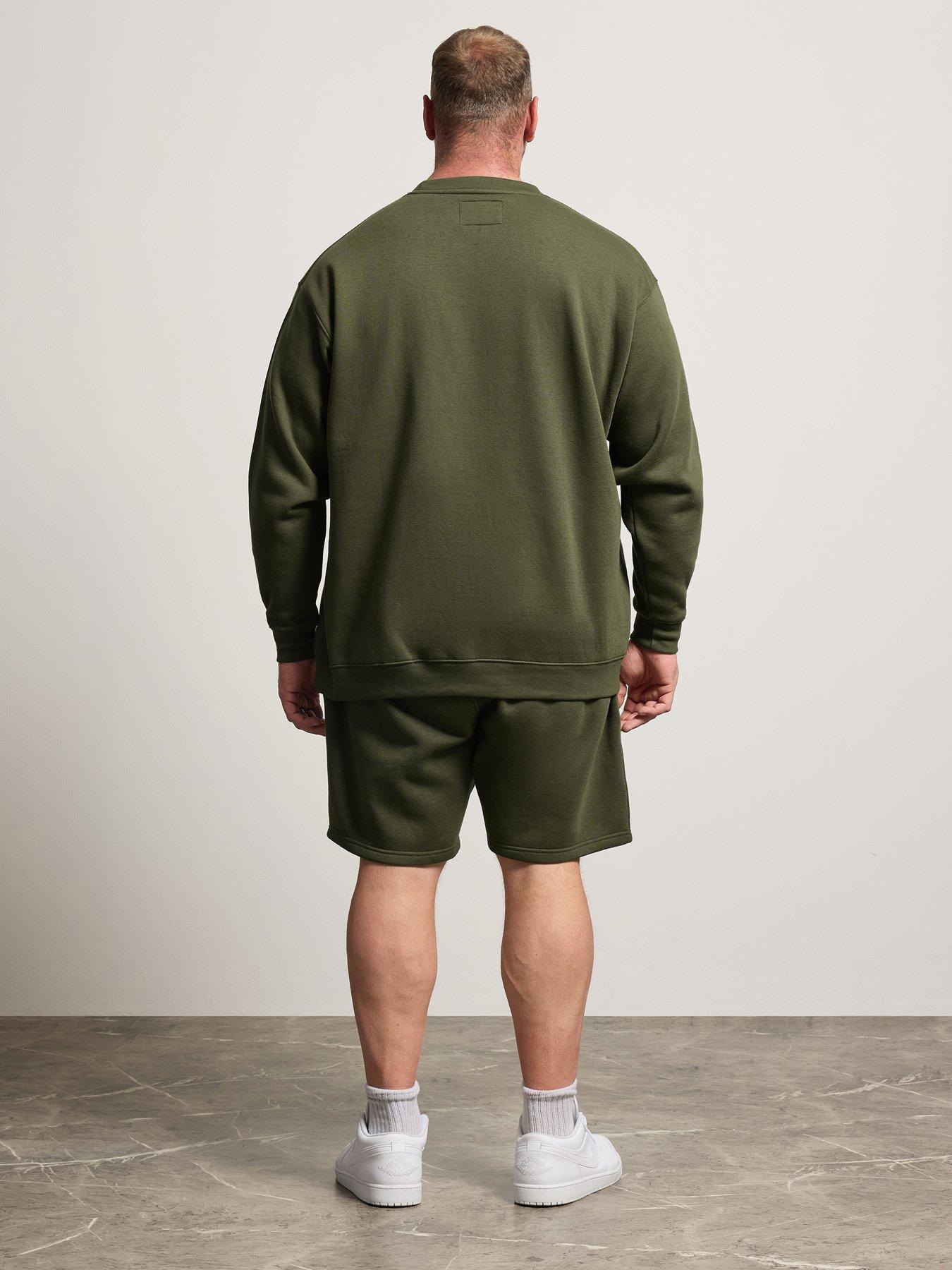 Image 2 of 4 of BadRhino Ironrhino Logo Crewneck Sweatshirt - Green