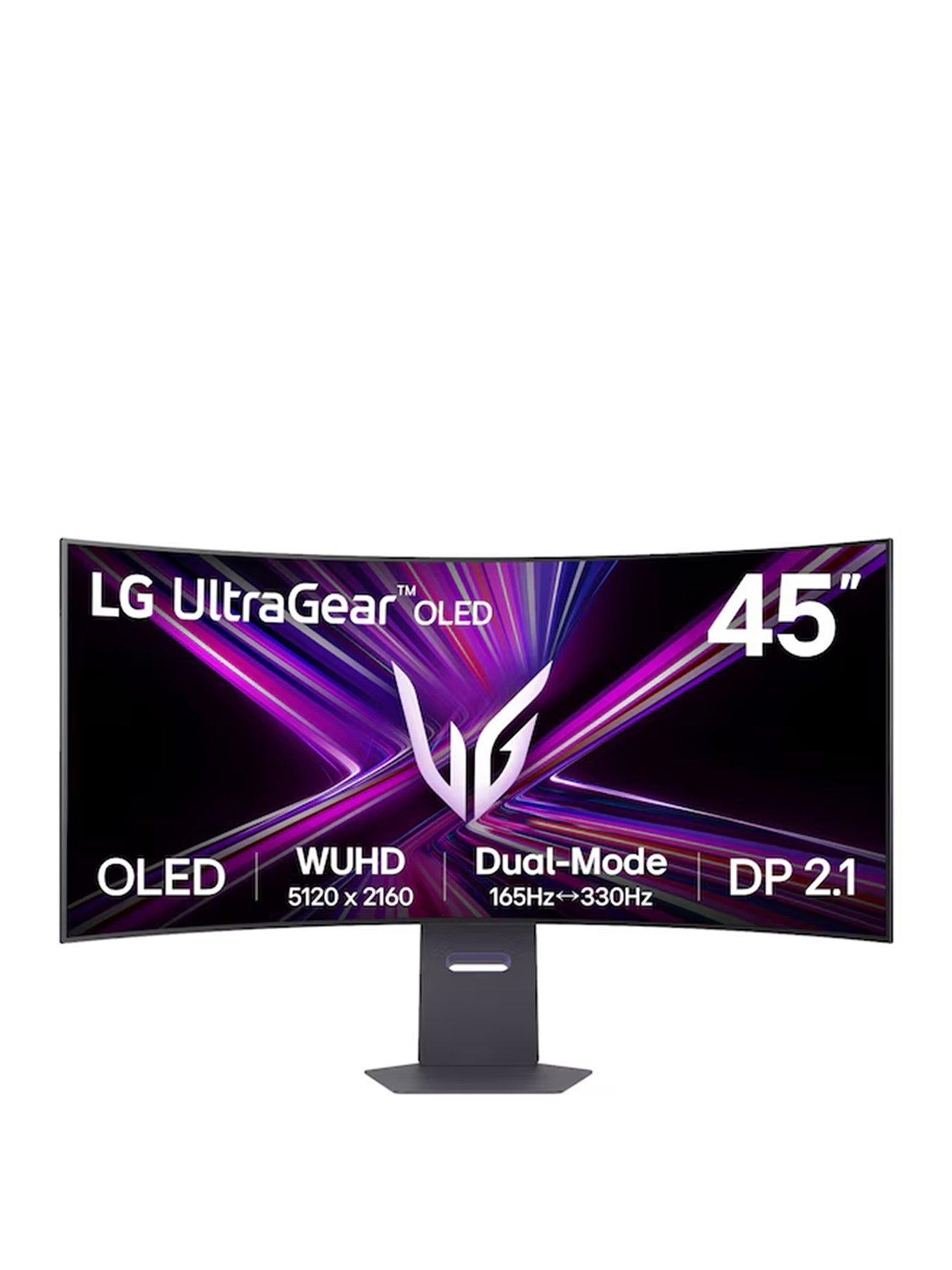 LG 45GX950A-B 44.5in OLED Black Multimedia Curved Monitor | Littlewoods