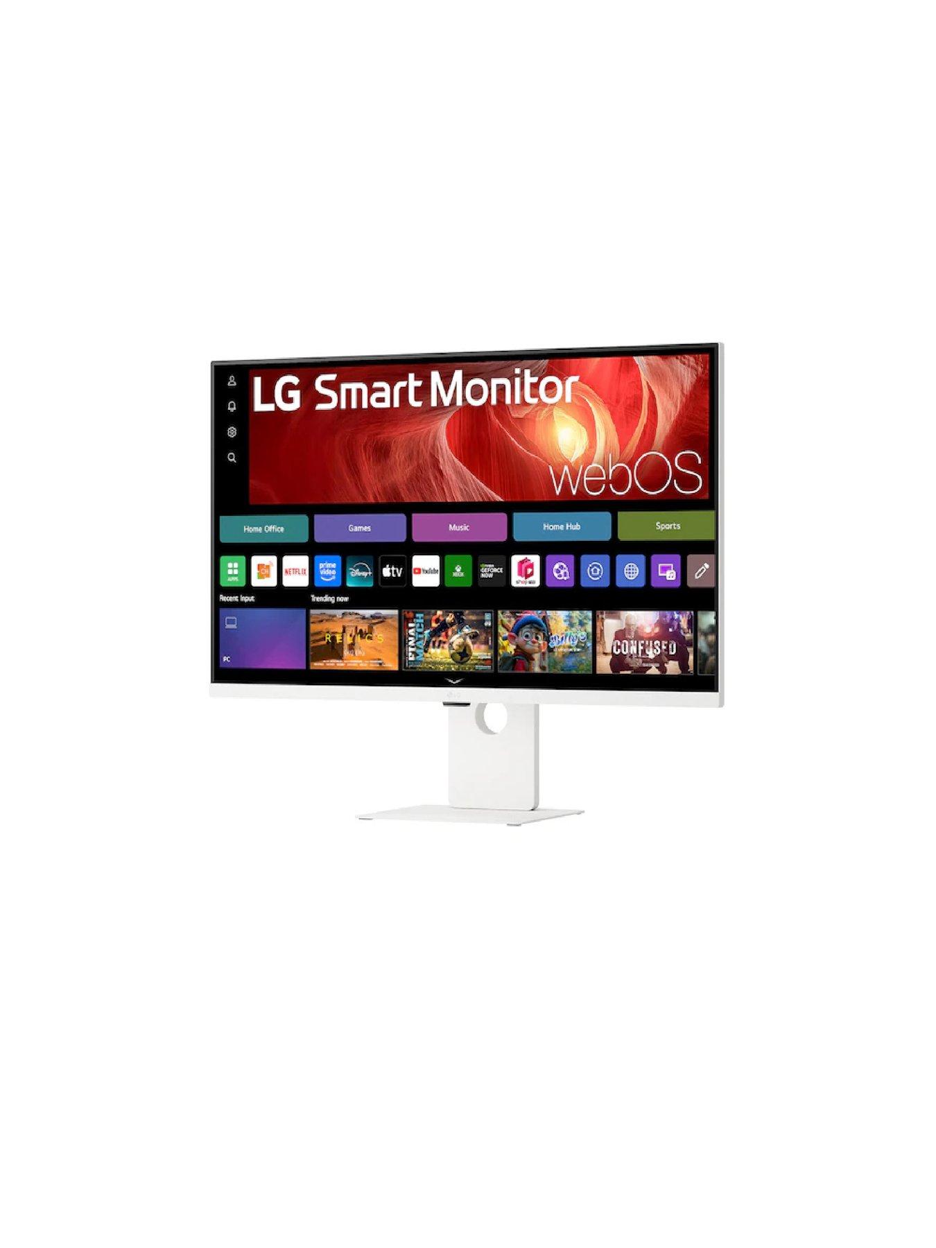 Image 2 of 7 of LG 37U730SA-W 36.5in IPS White Multimedia Smart Monitor